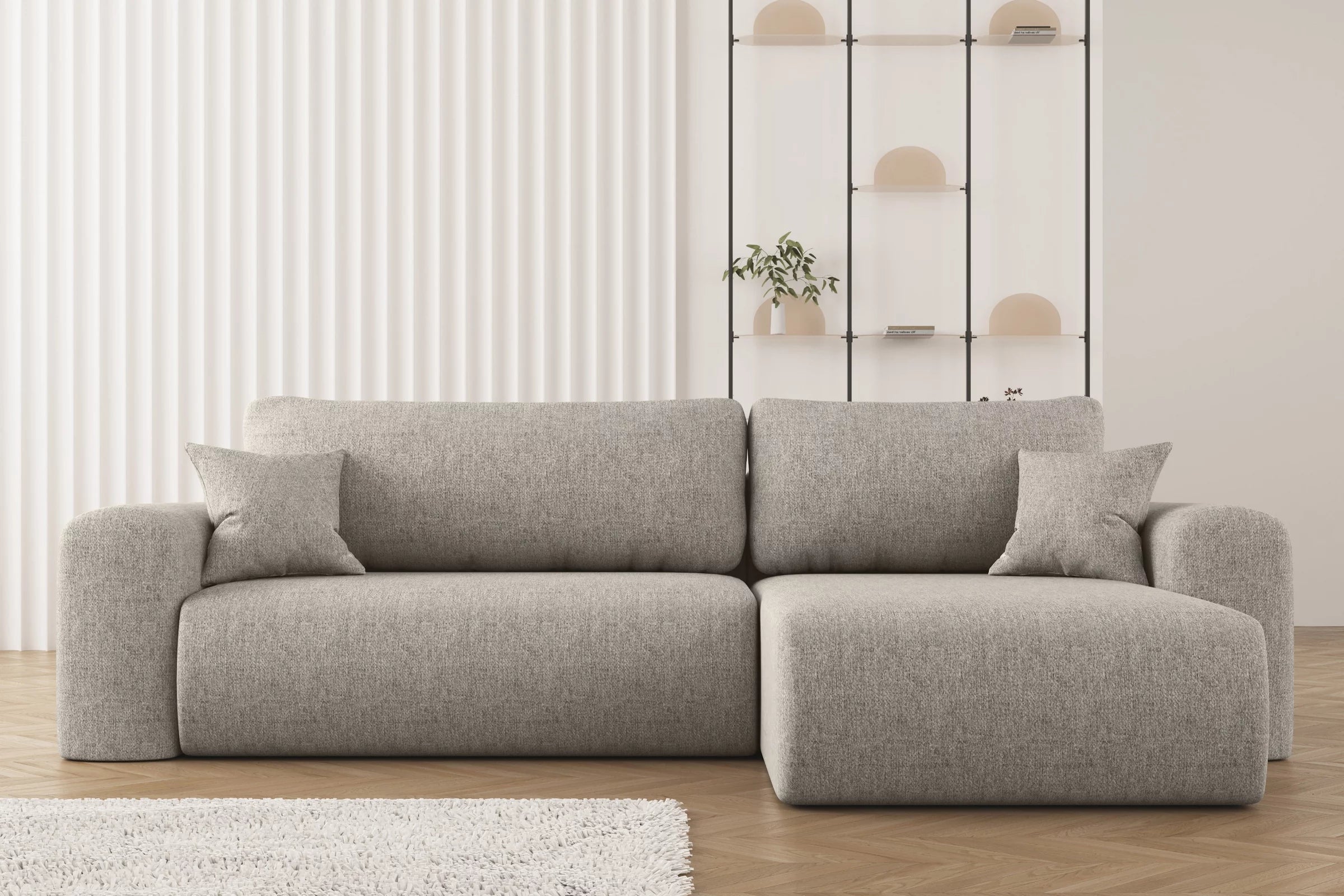 Ecksofa Capri #Variant_Cappucino-Rechts