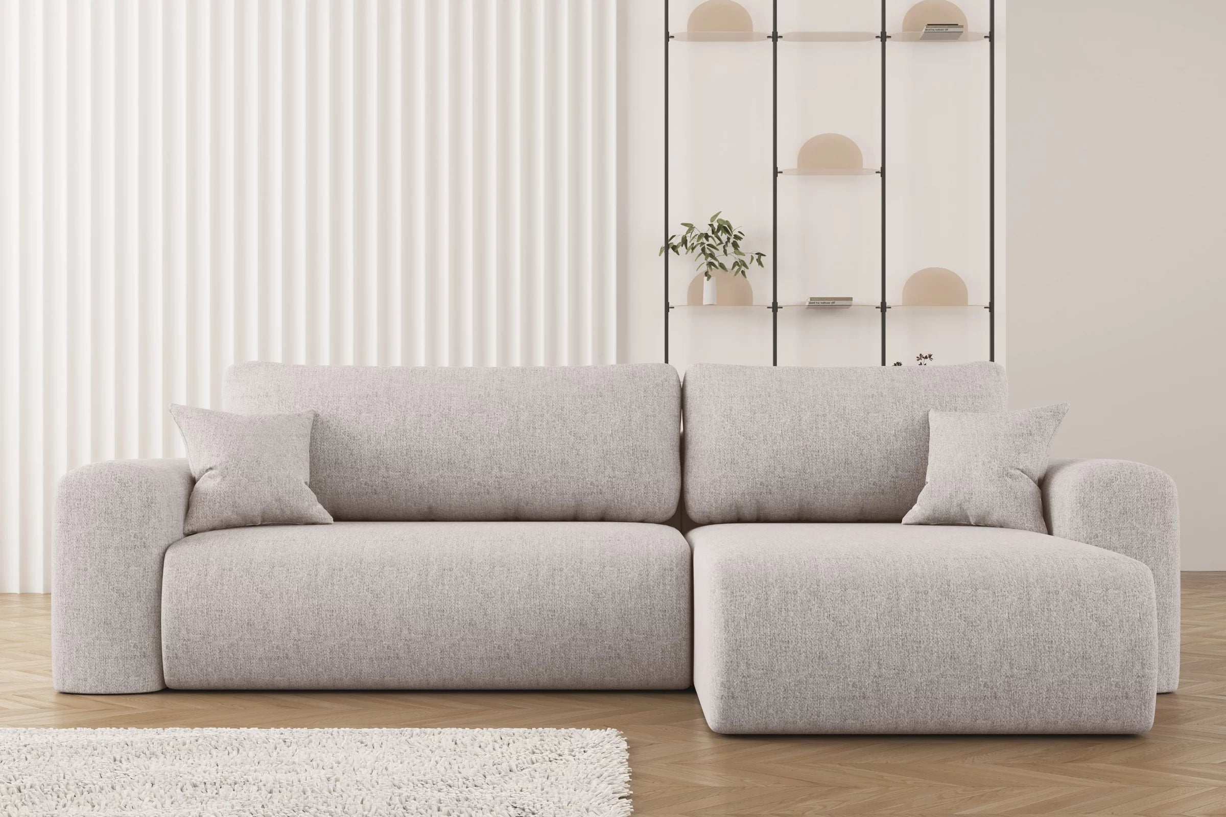 Ecksofa Capri #Variant_Creme-Rechts