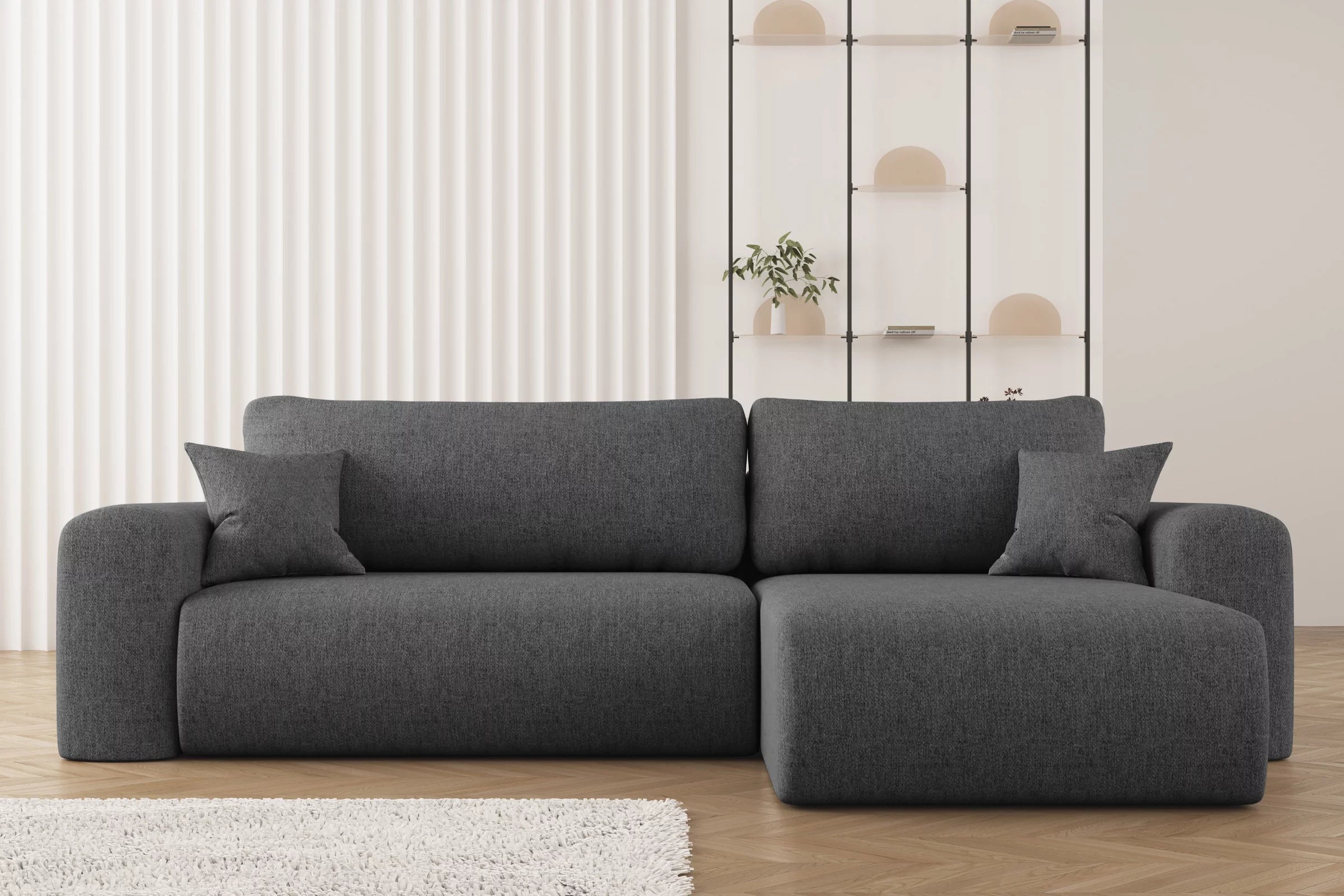 Ecksofa Capri #Variant_Dunkelgrau-Rechts