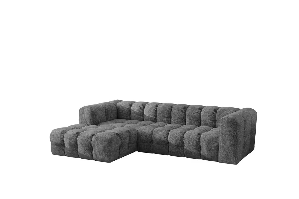 Ecksofa Balio (links) in Bouclé, 280 cm Breite