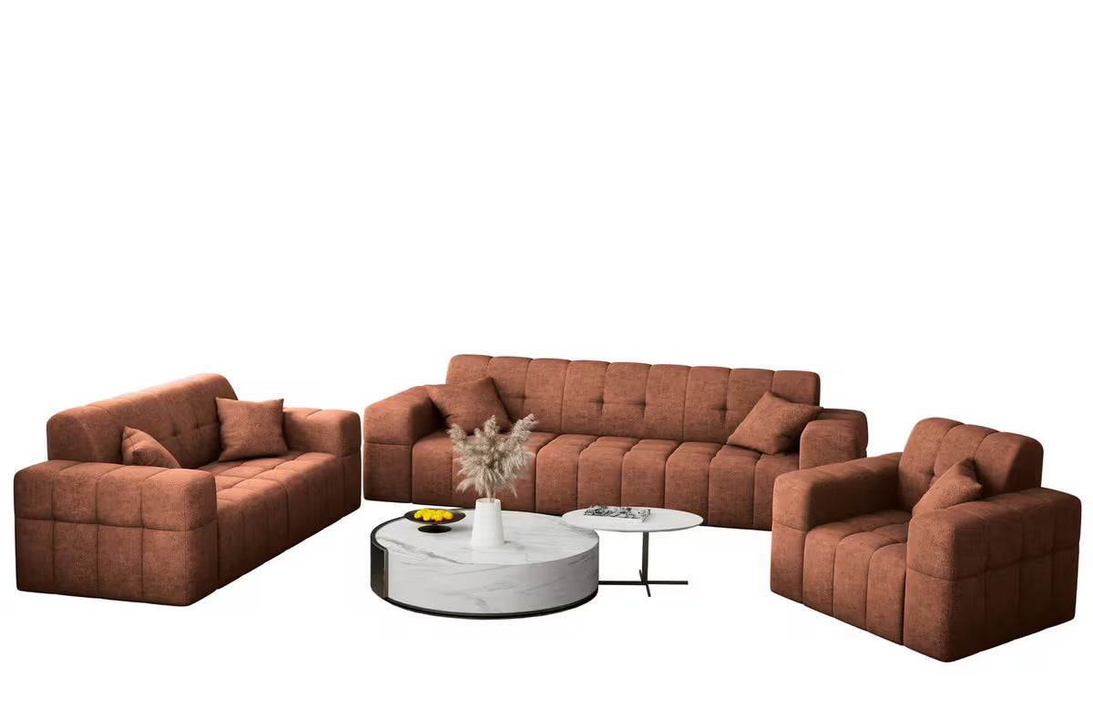 Sofa Set Nimes 3-2-1 #Variant_Orange