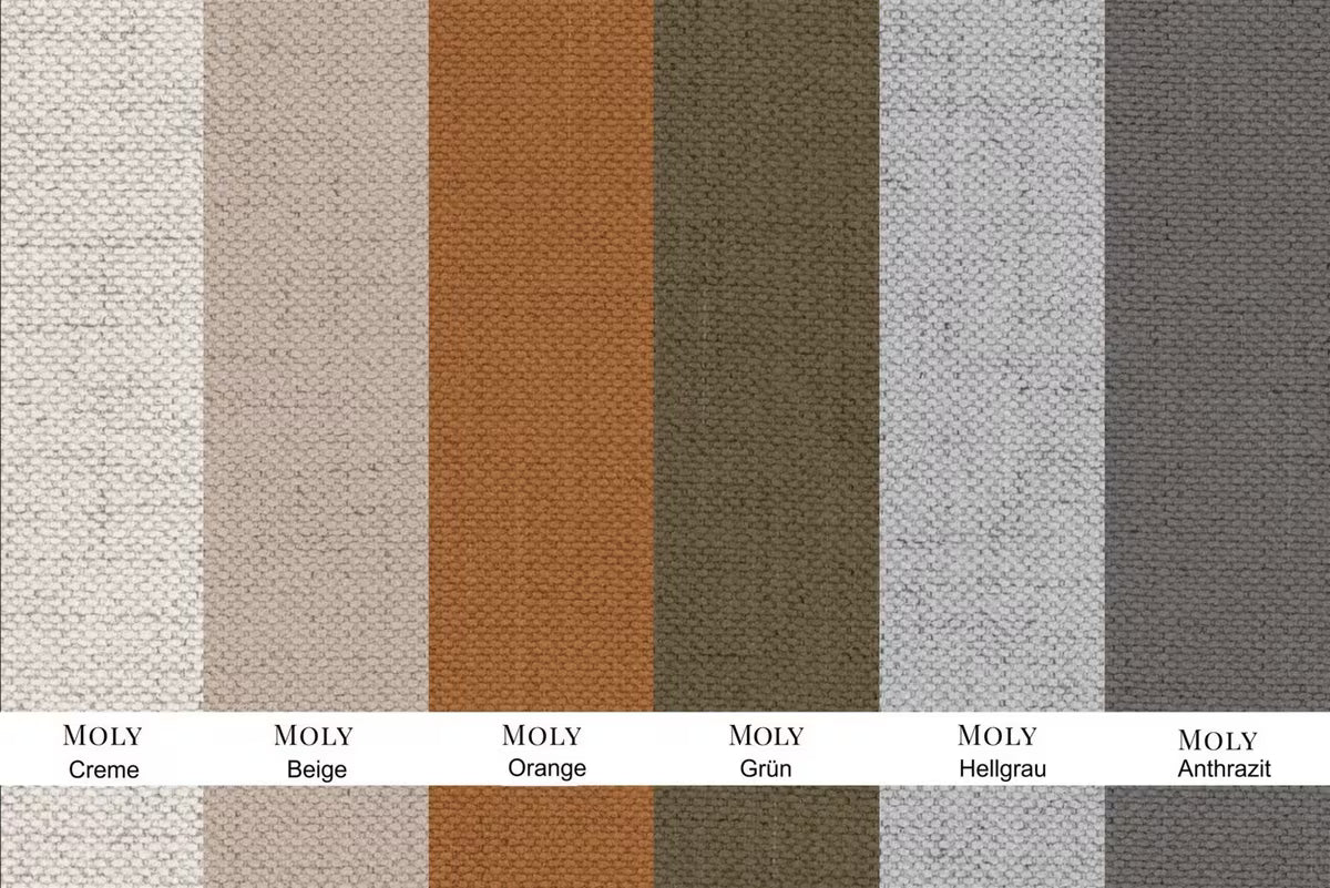 Sofa Set Modest 3-1-1 in Struktur, 251 cm Breite