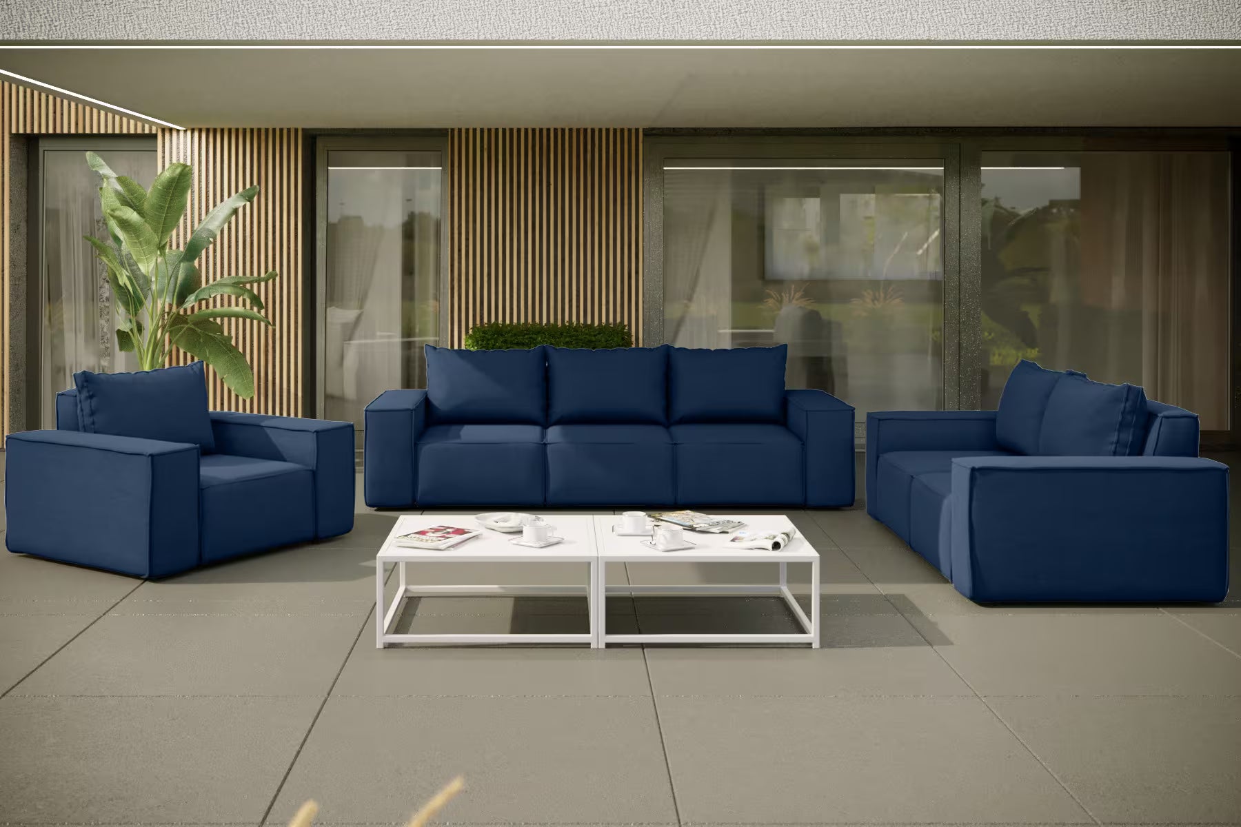 Sofa Set Lea 3-2-1, 245 cm Breite