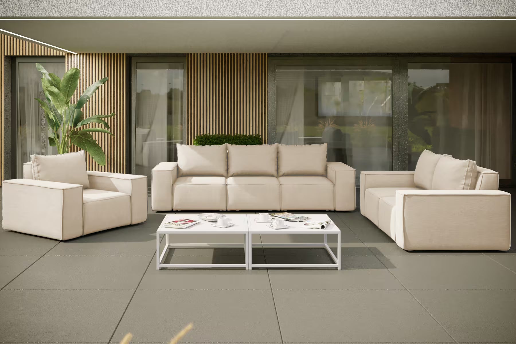 Sofa Set Lea 3-2-1, 245 cm Breite