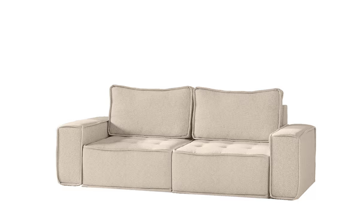 Boho Sofa in Struktur, 212 cm Breite