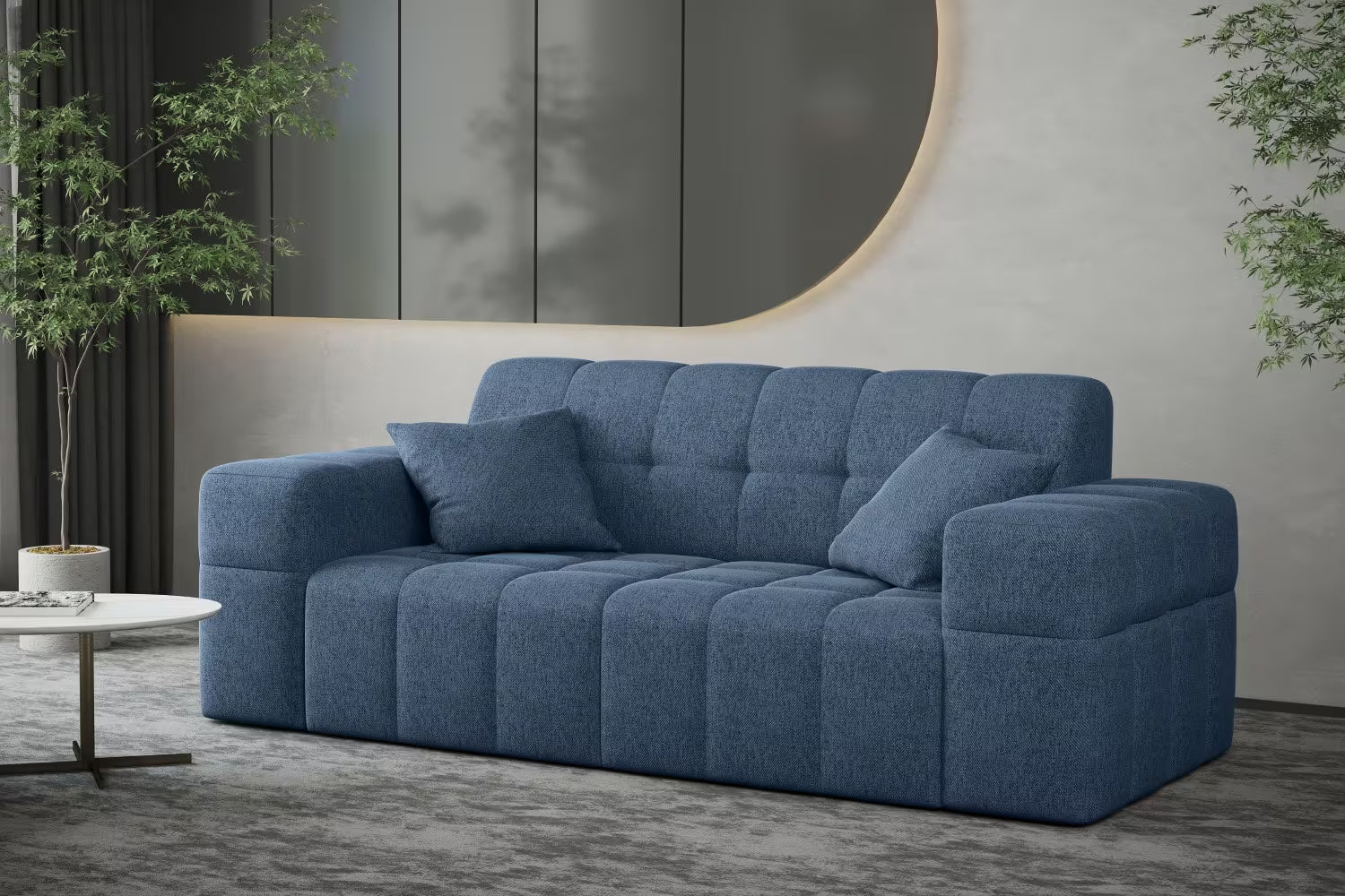 Sofa Nimes in Struktur, 183 cm Breite