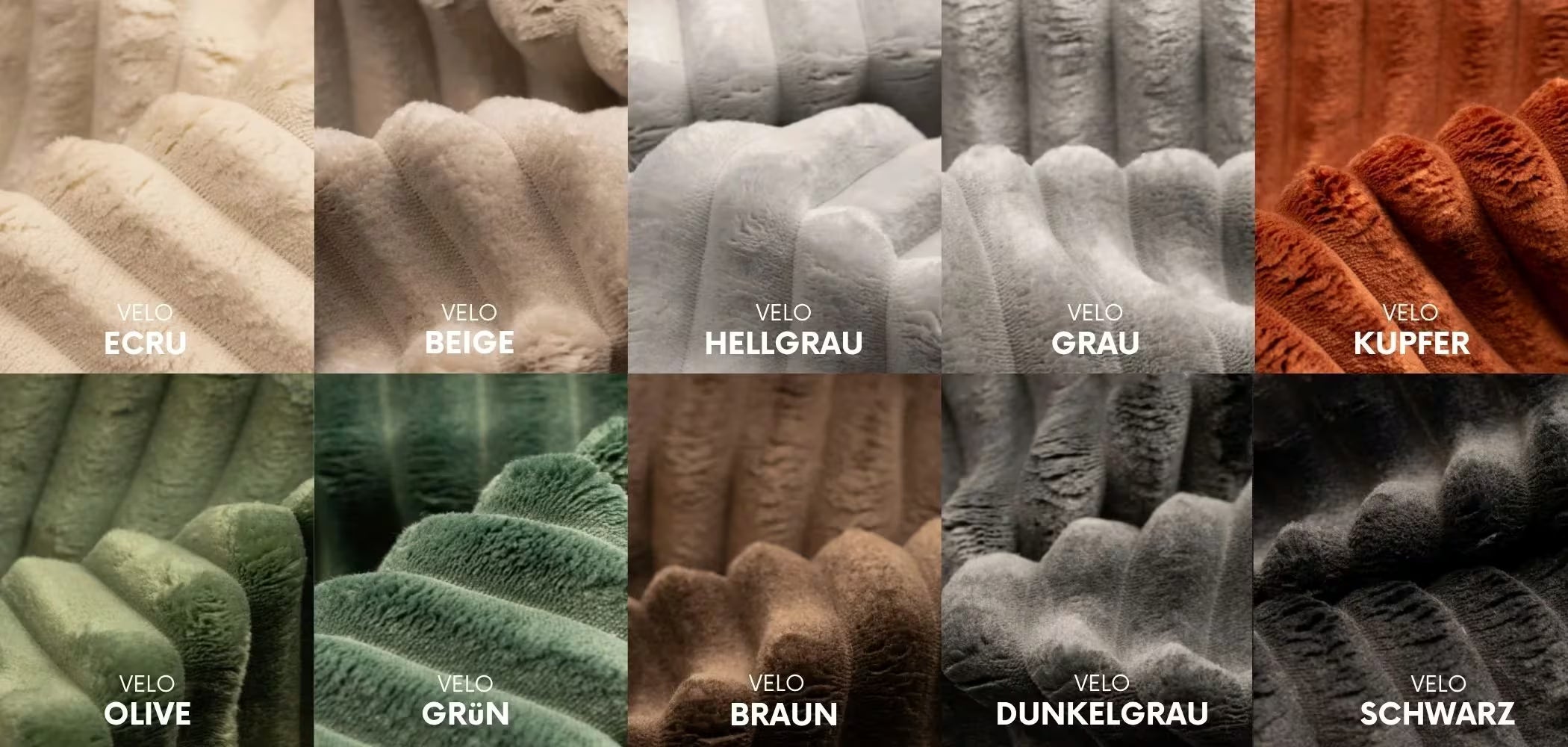Ecksofa Hugo in Breitcord, 248 cm Breite