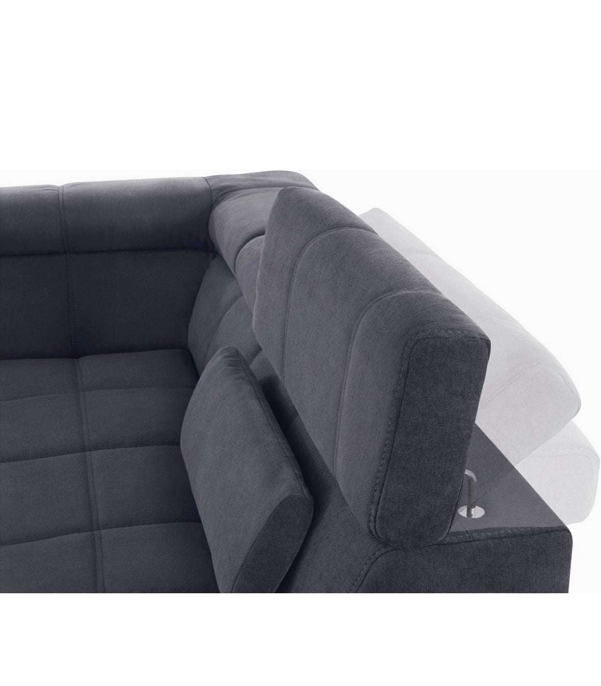 Wohnlandschaft in Microfaser, 359cm Breit | PolsterOase - POLSTEROASE