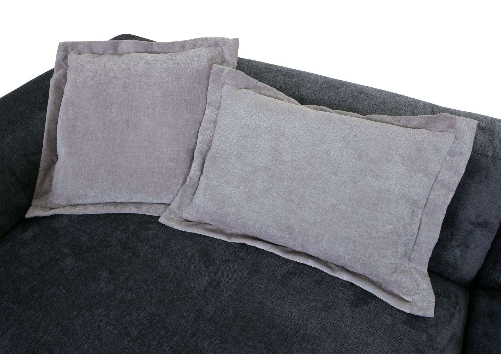 Big Sofa in Teddy Anthrazit