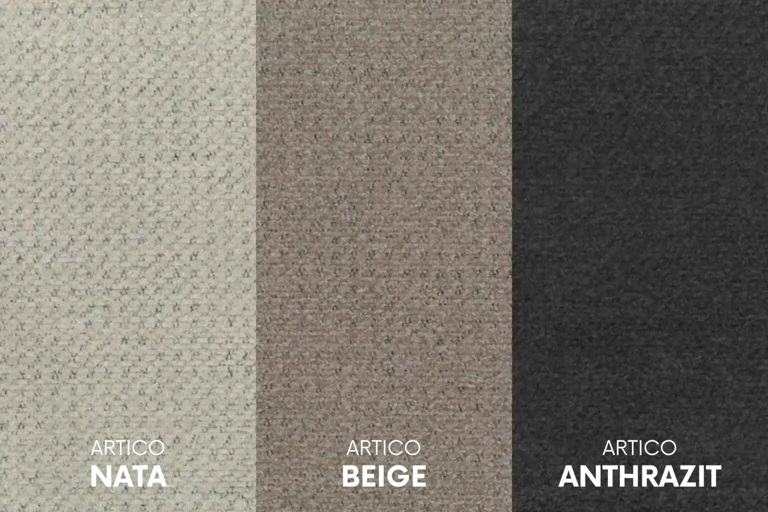 Ecksofa Siena in Struktur, 266 cm Breite