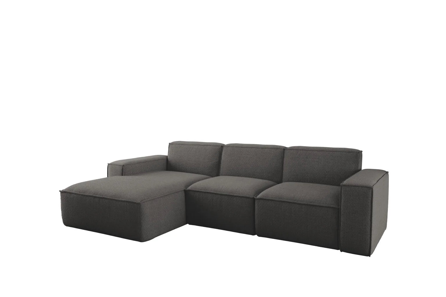 Ecksofa Sienna in Struktur #Variant_Anthrazit-Links
