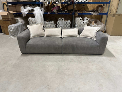 Big Sofa in Teddy Anthrazit