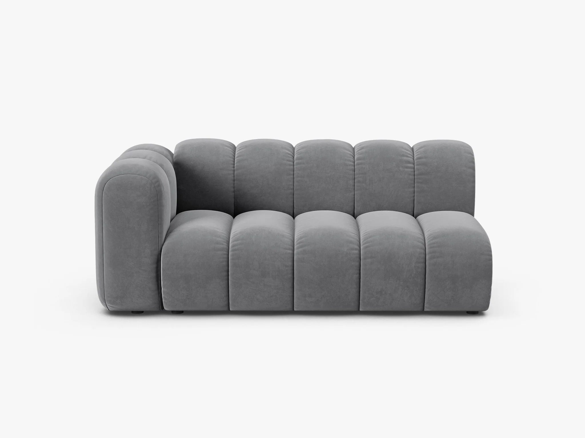 Grandé 3-Sitzer Modul (links) in Samt, 175 cm Breite - Modulsofa-4