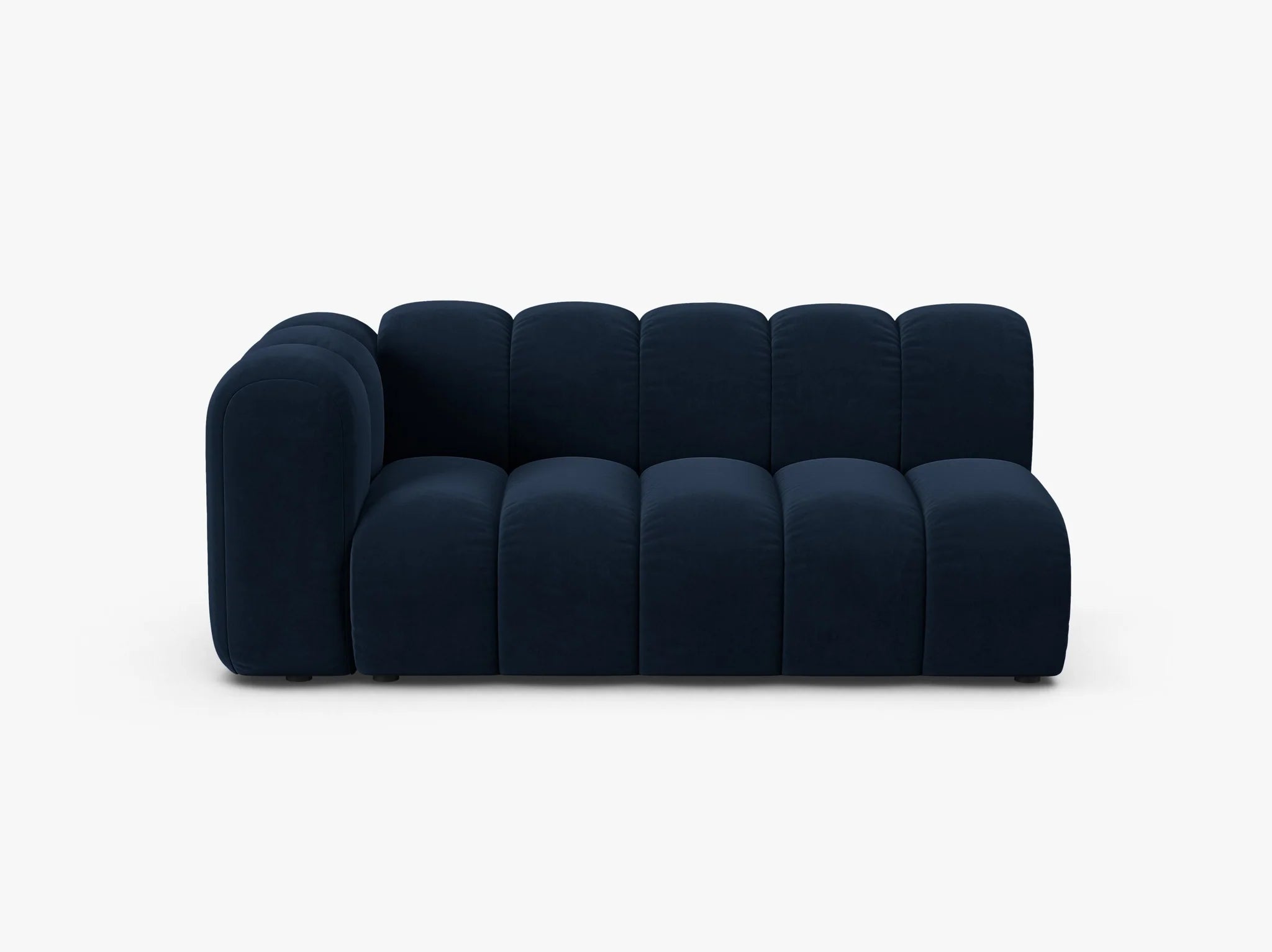 Grandé 3-Sitzer Modul (links) in Samt, 175 cm Breite - Modulsofa-5