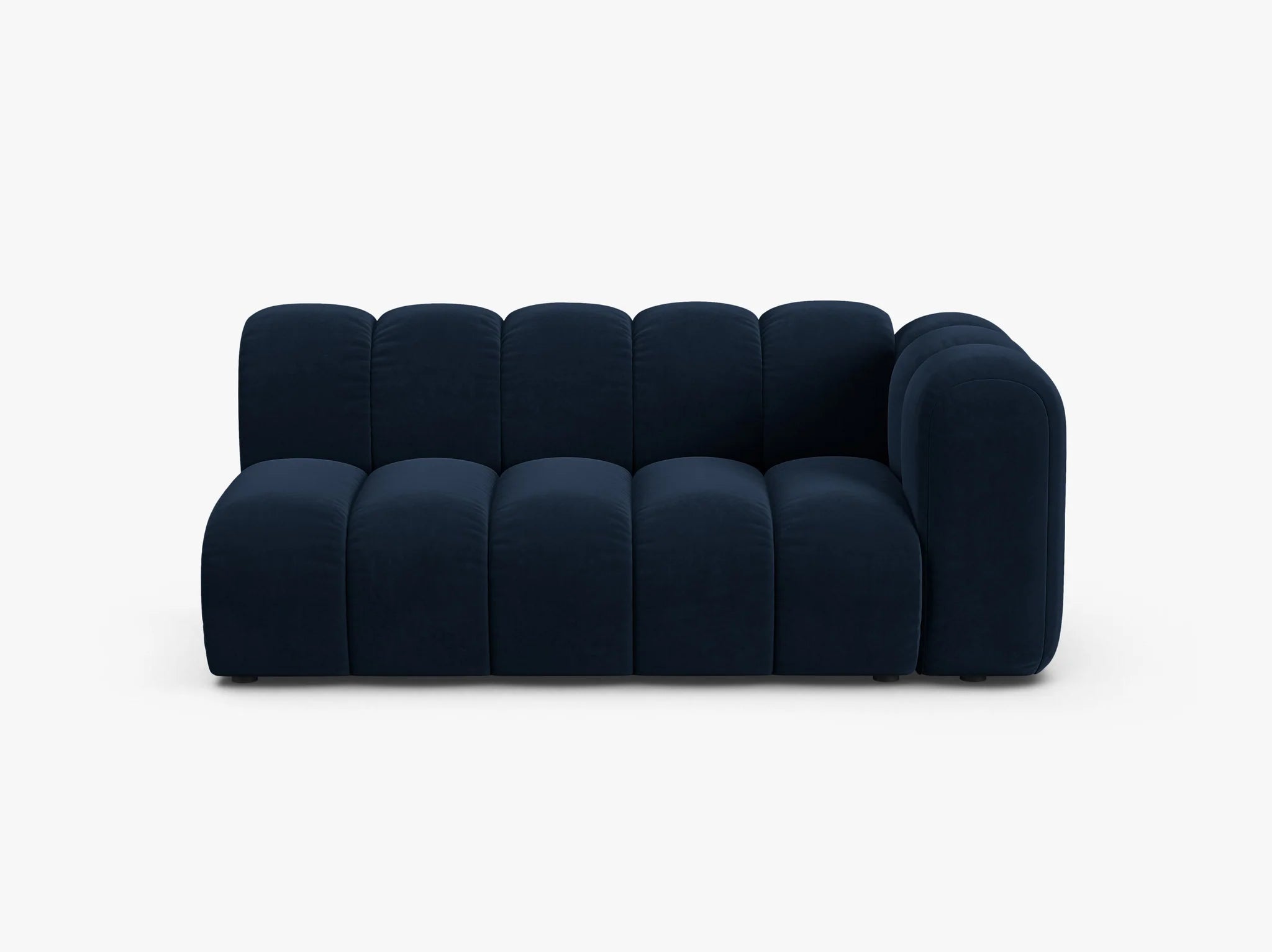 Grandé 3-Sitzer Modul (rechts) in Samt, 175 cm Breite - Modulsofa-3
