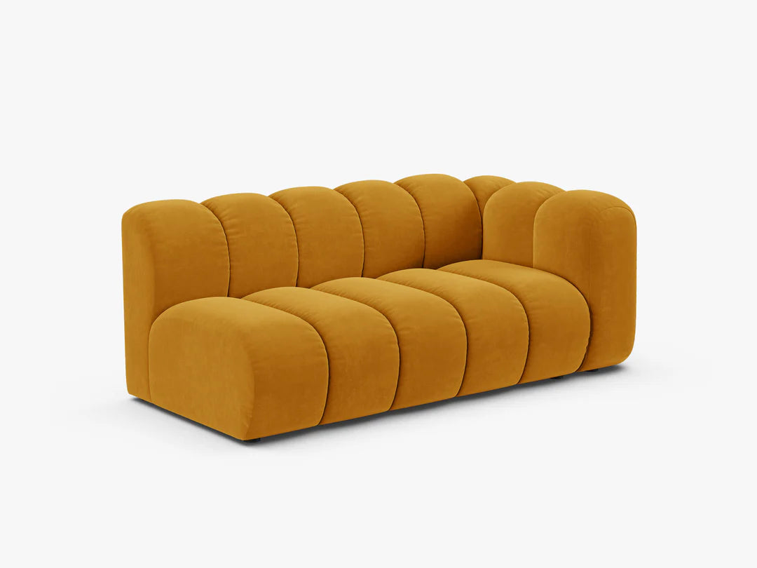Grandé 3-Sitzer Modul (rechts) in Samt, 175 cm Breite - Modulsofa-5