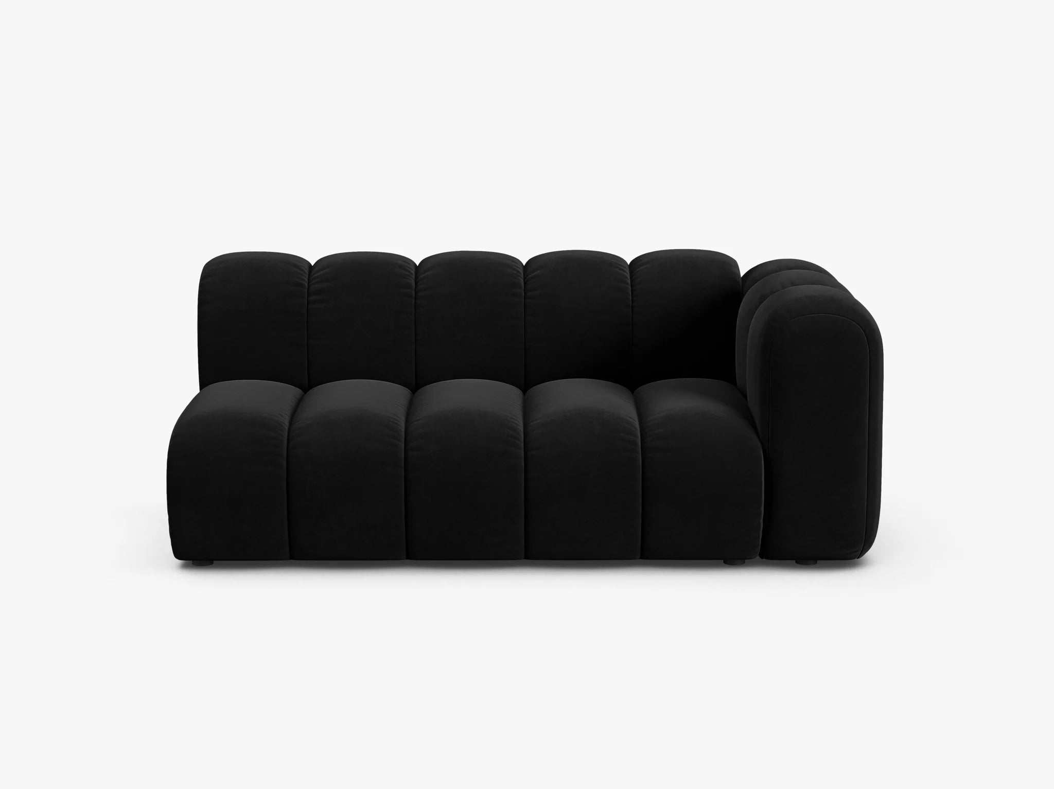 Grandé 3-Sitzer Modul (rechts) in Samt, 175 cm Breite - Modulsofa-8