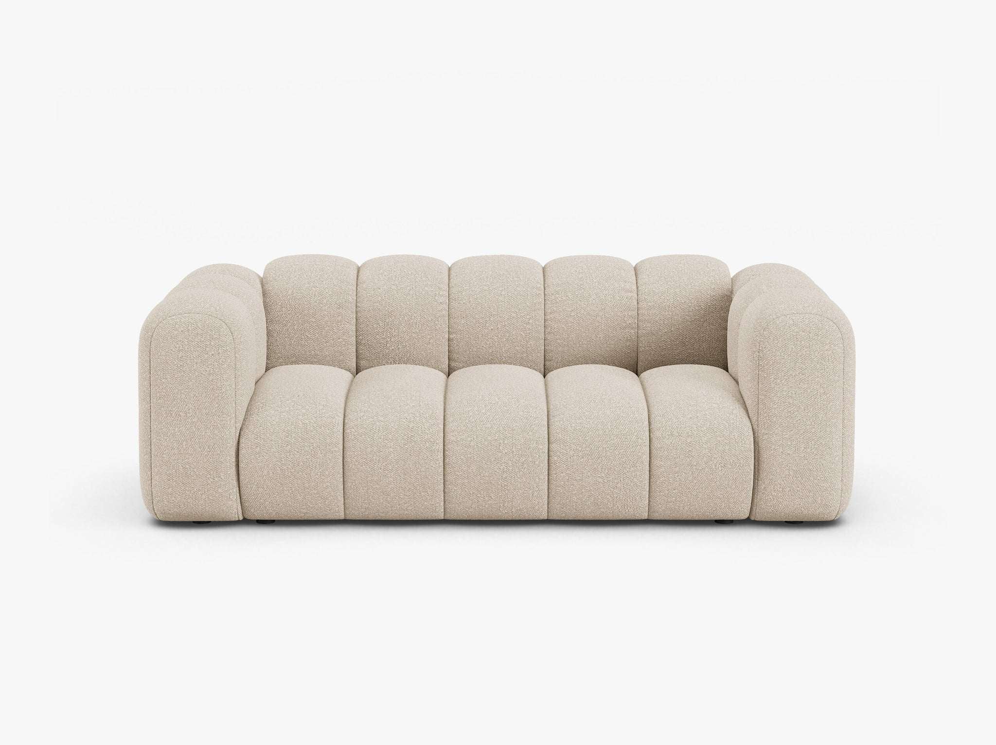 Grandé 3-Sitzer in Bouclé, 200 cm Breite - Modulsofa