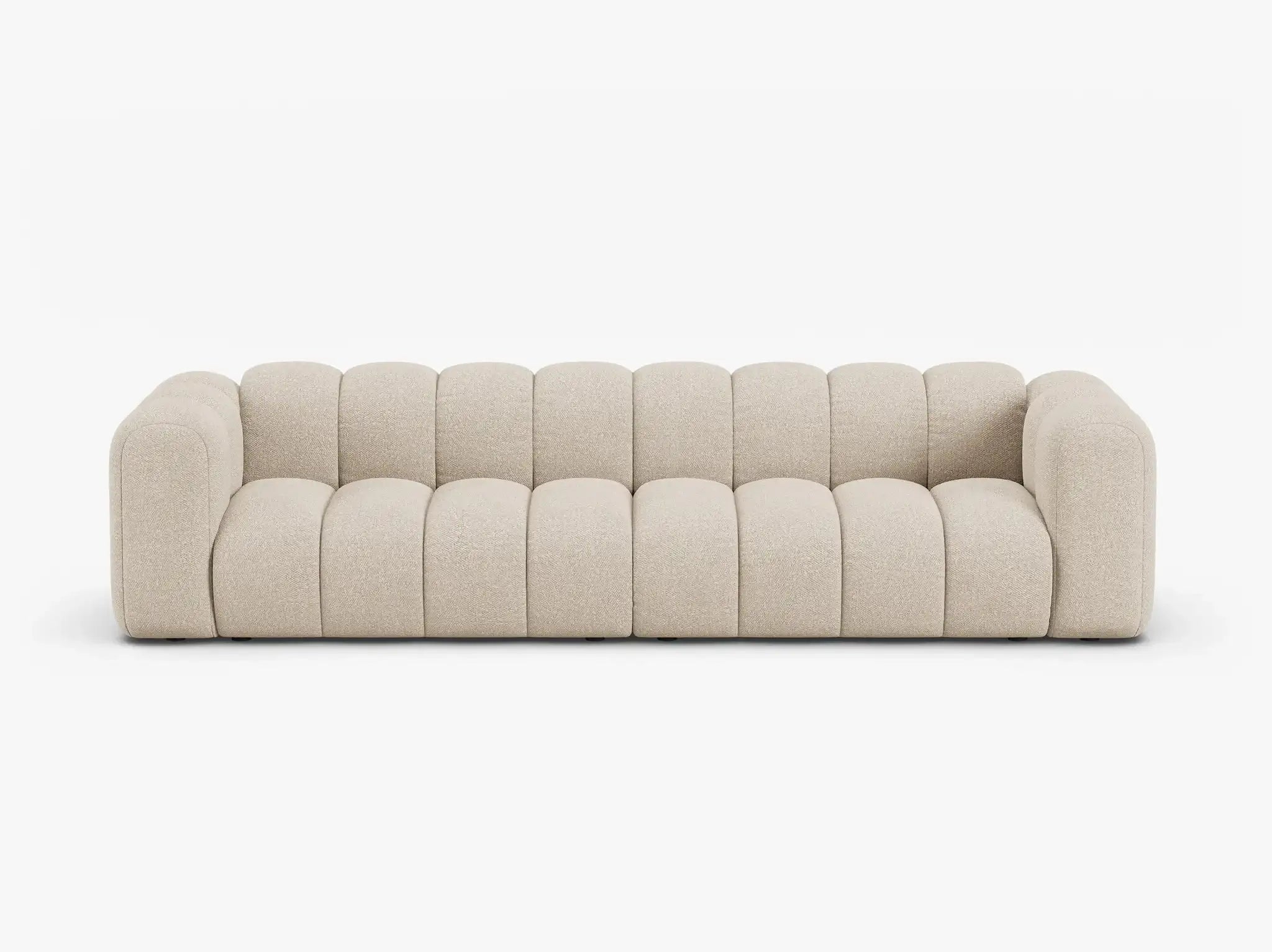 Grandé 4-Sitzer in Bouclé, 290 cm Breite - Modulsofa