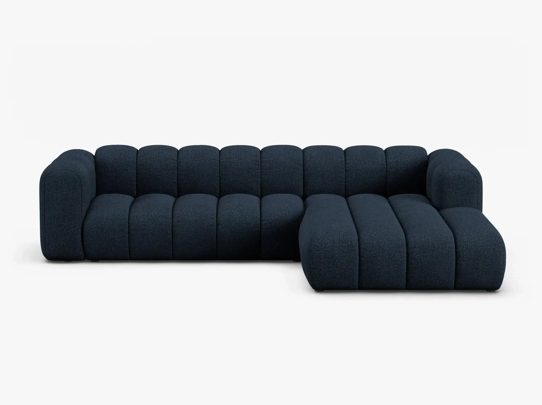 Grandé Ecksofa (rechts) in Bouclé, 290 cm Breite - Modulsofa-5