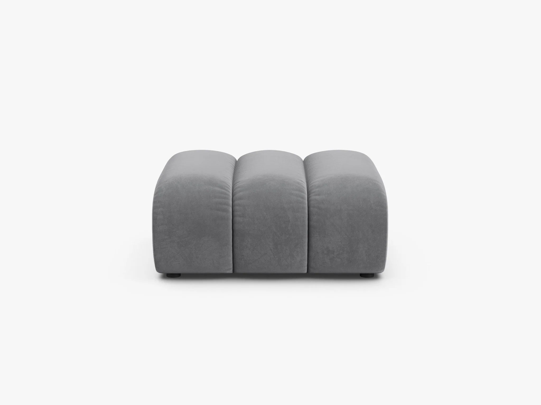 Grandé Hocker in Samt, 92 cm Breite - Modulsofa-2