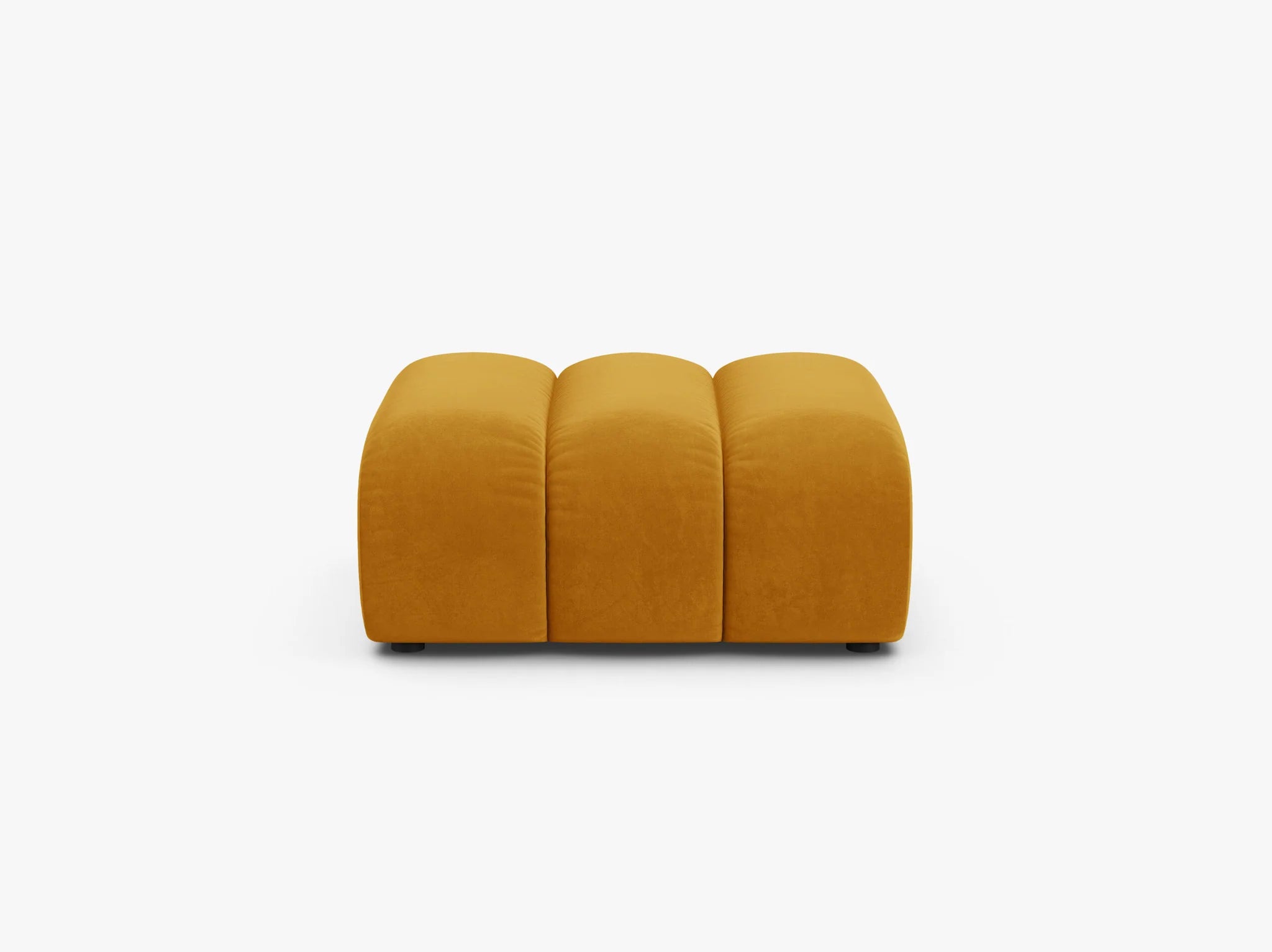 Grandé Hocker in Samt, 92 cm Breite - Modulsofa