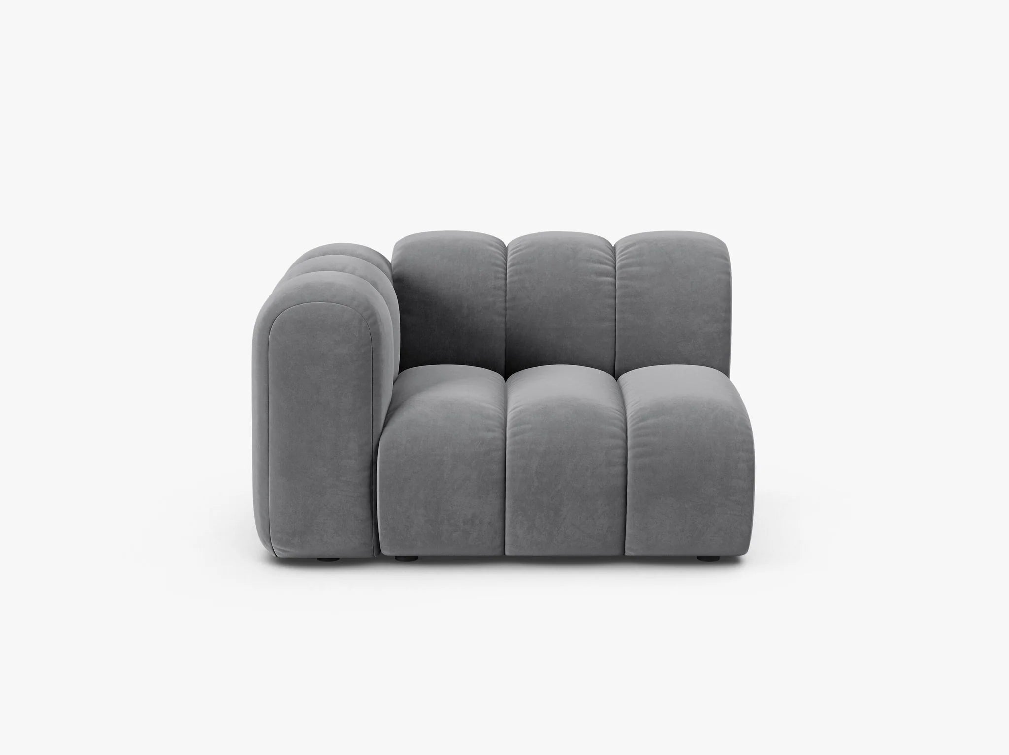 Grandé Modul (links) in Samt, 115 cm Breite - Modulsofa-2