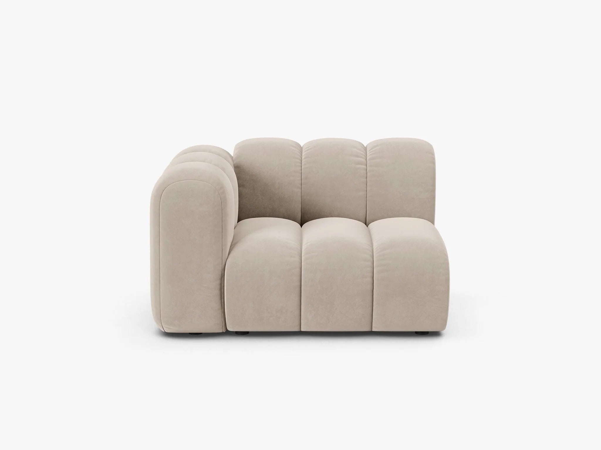 Grandé Modul (links) in Samt, 115 cm Breite - Modulsofa-3