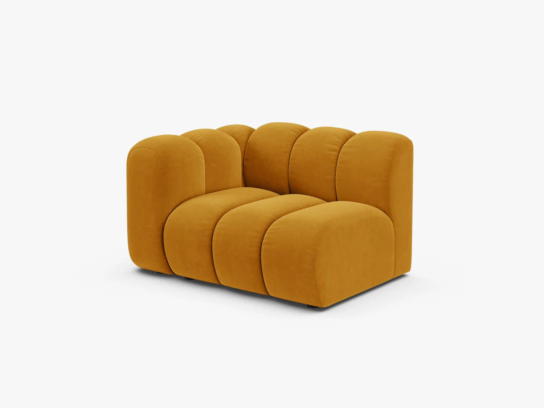 Grandé Modul (links) in Samt, 115 cm Breite - Modulsofa-6
