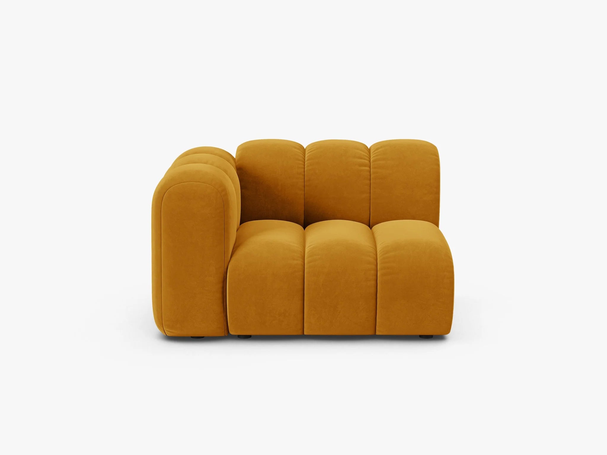 Grandé Modul (links) in Samt, 115 cm Breite - Modulsofa