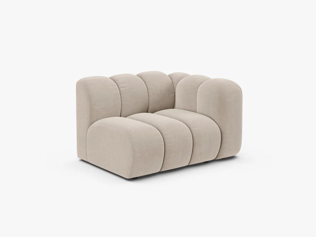 Grandé Modul (rechts) in Samt, 115 cm Breite - Modulsofa-6