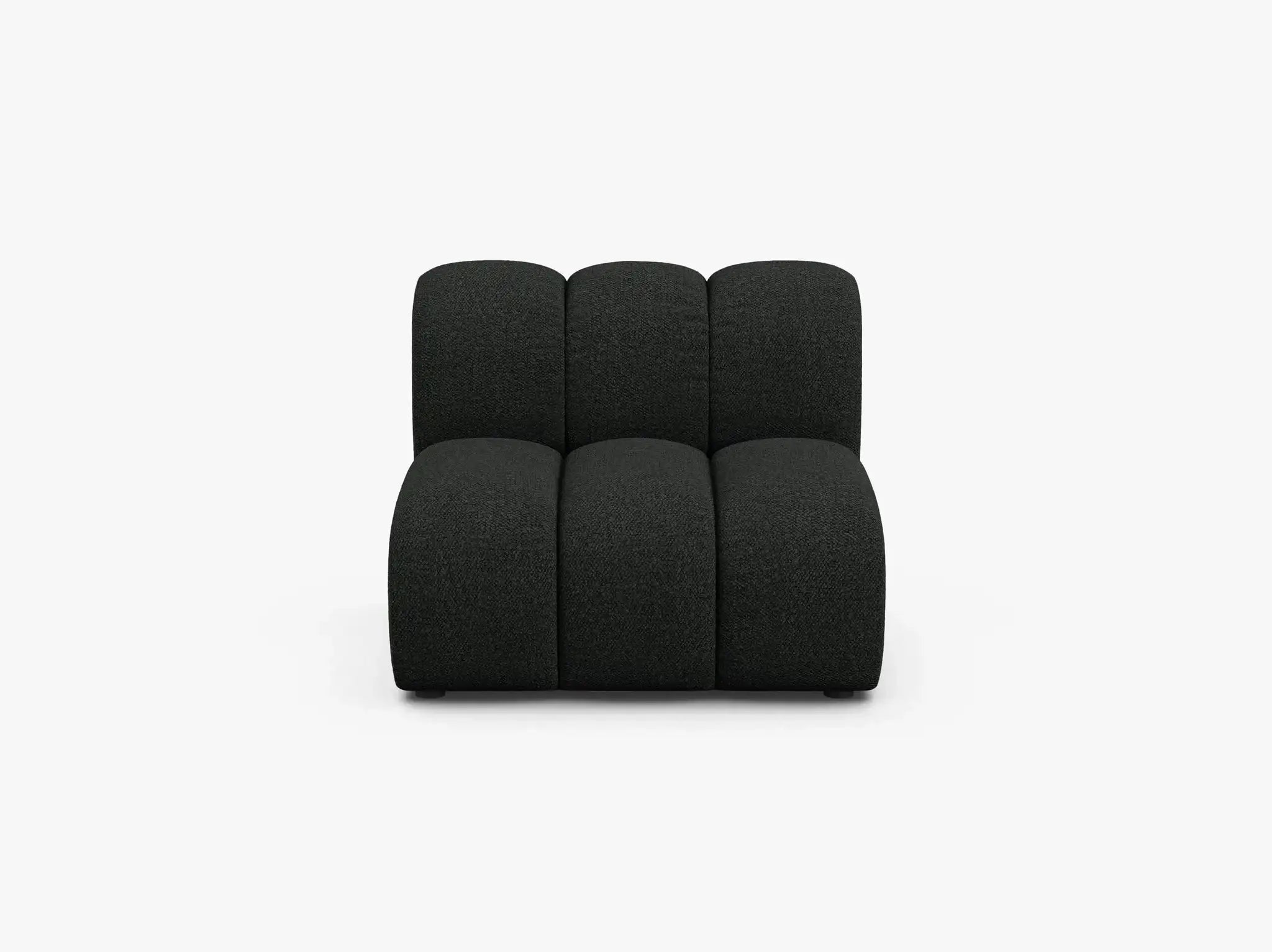 Grandé Modulelement in Bouclé, 92 cm Breite - Modulsofa-1