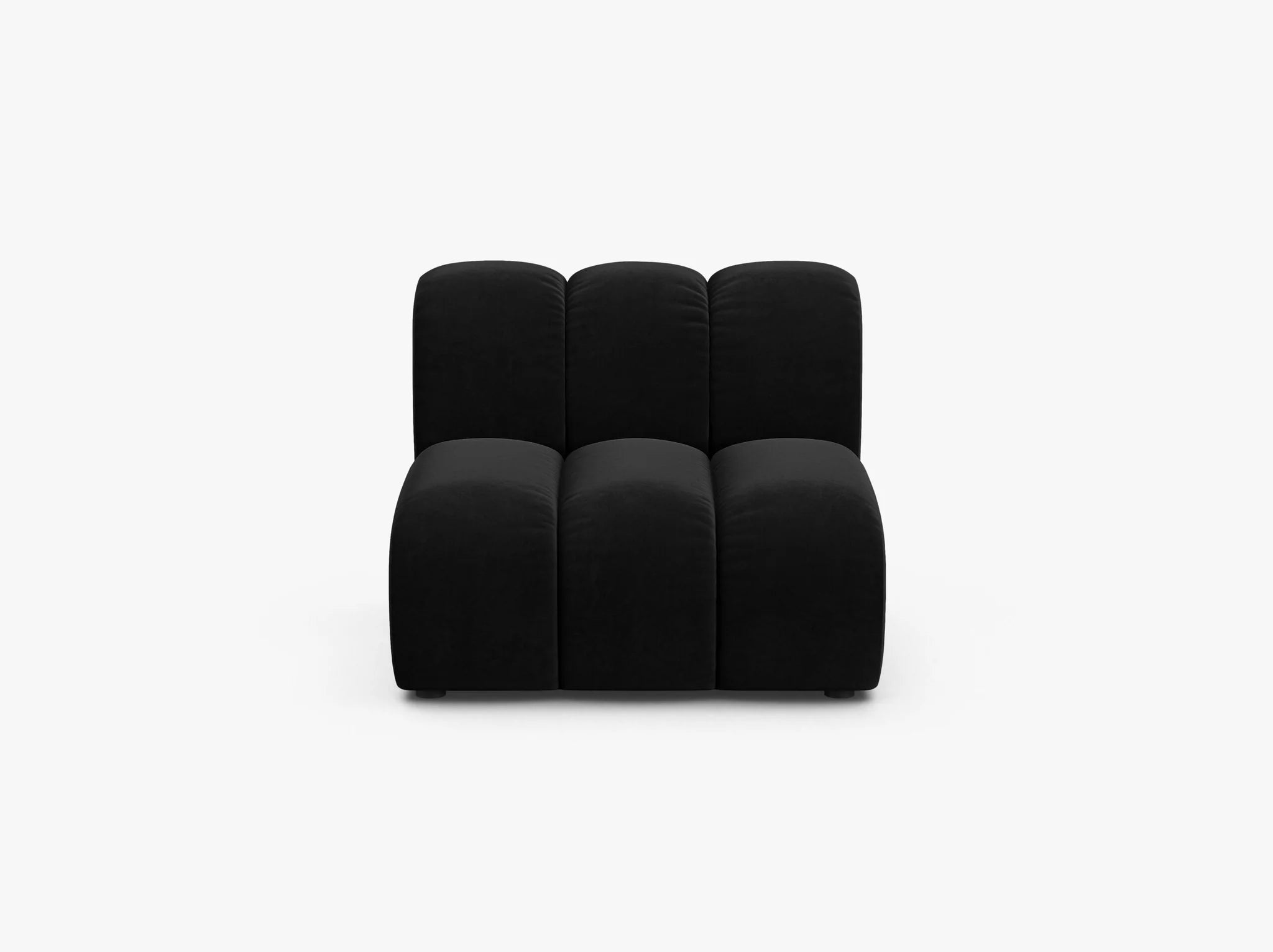 Grandé Modulelement in Samt, 92 cm Breite - Modulsofa