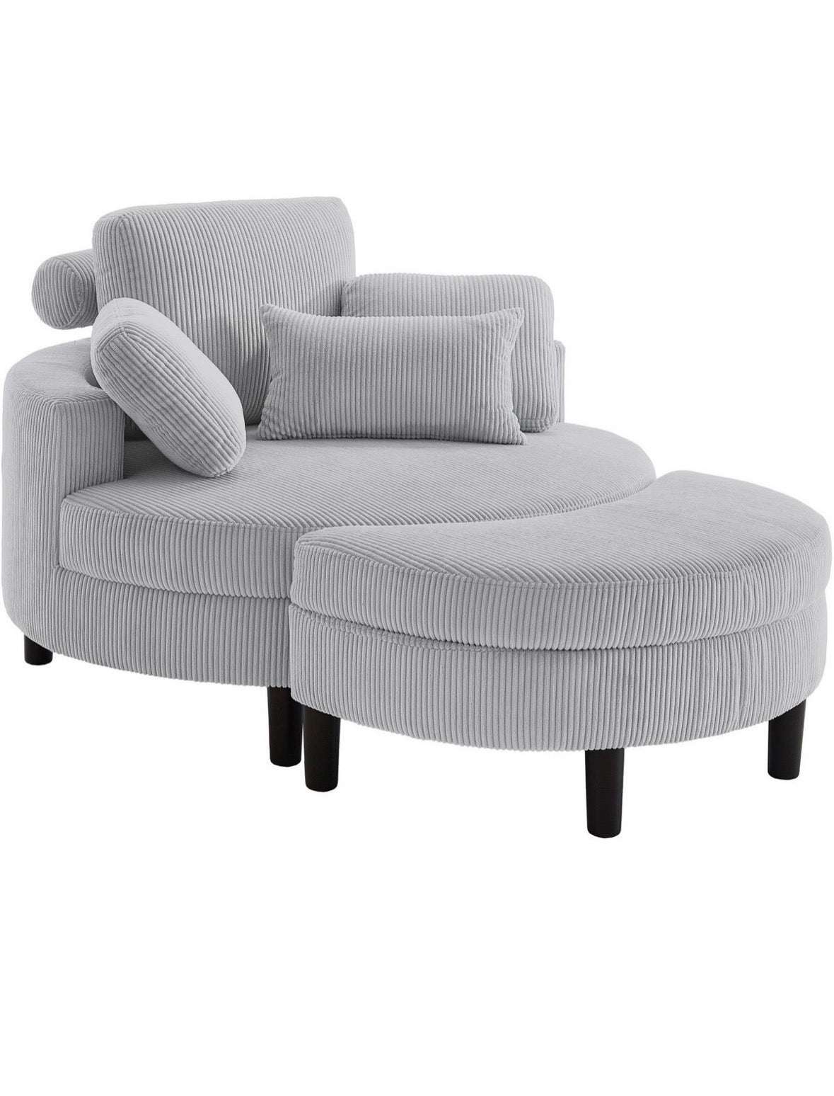 Loveseat / Relaxliege in Cord - POLSTEROASE