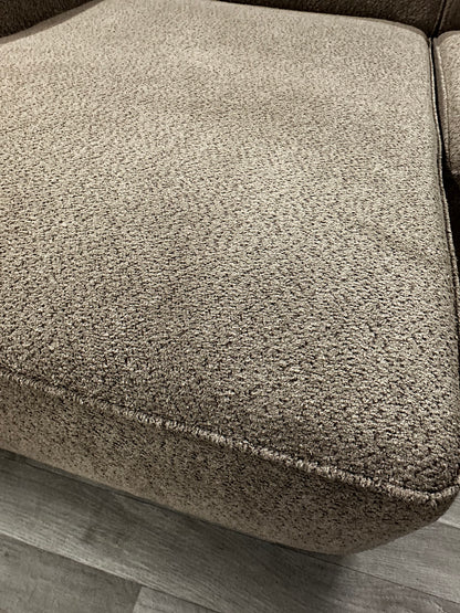 Ecksofa L-Form / Modulsofa in Teddy Braun