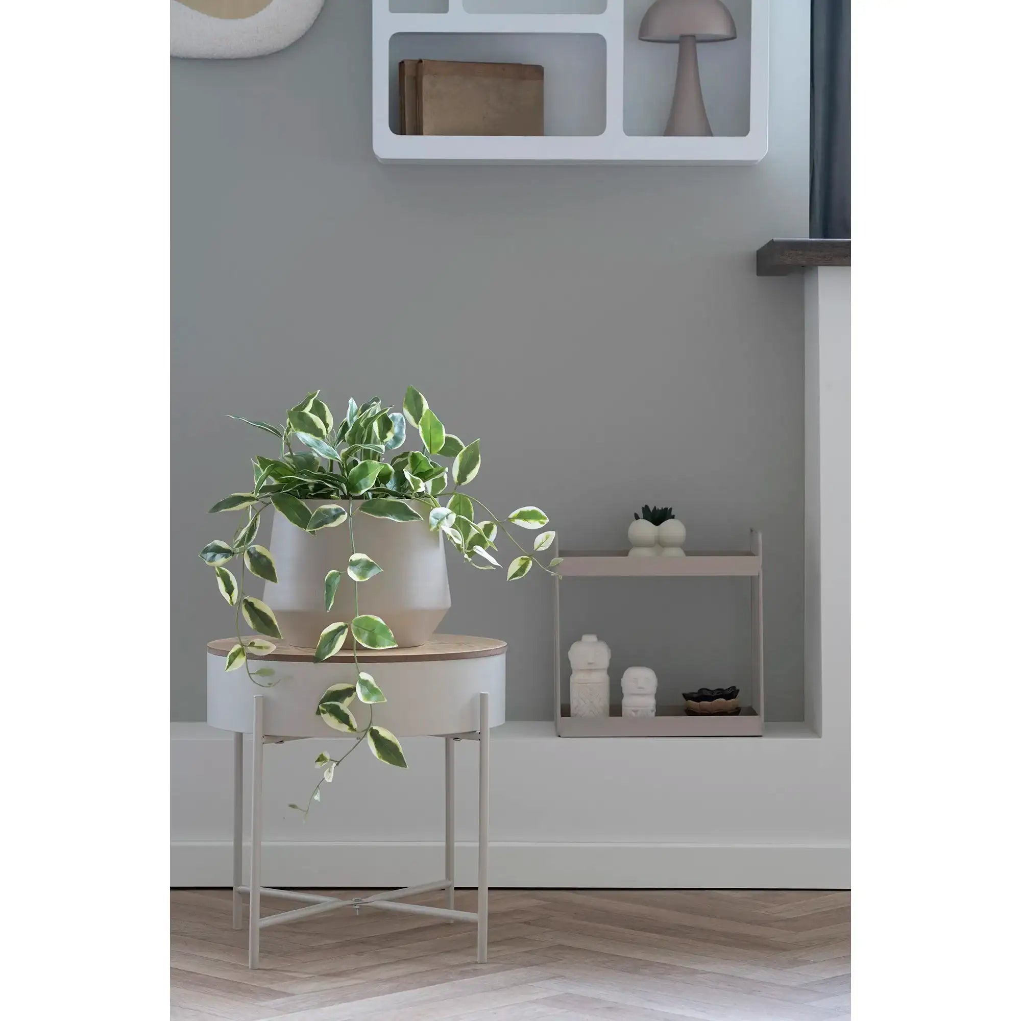 Kunstpflanze Hoya Grün 33 cm – Pflegeleichte Deko im skandinavischen Stil