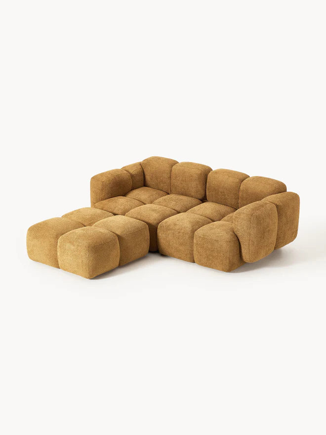 Luno_2-Sitzer_Ecksofa #Variant_Gold-Links