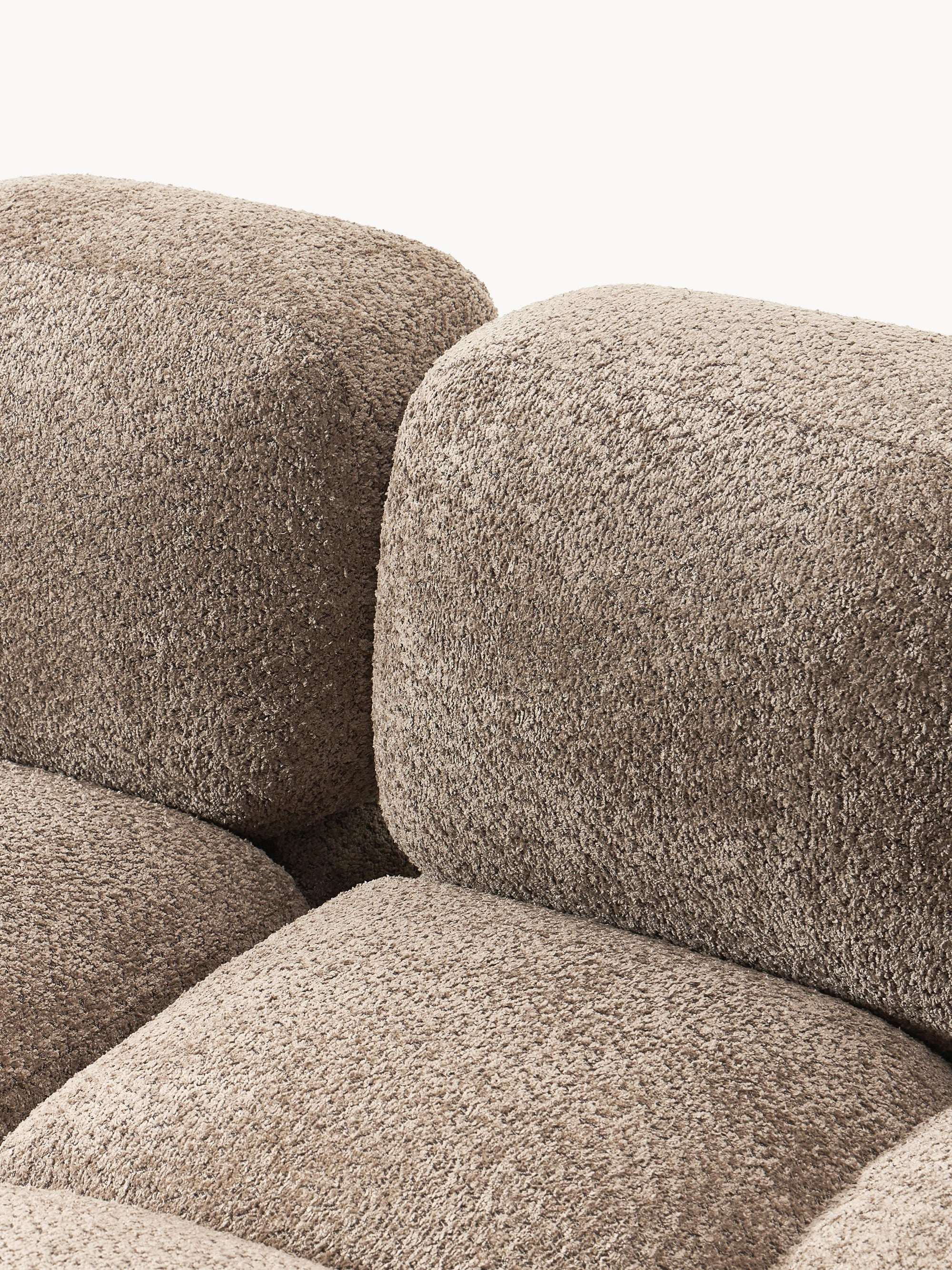 Luno 3-Sitzer Ecksofa (rechts) in Bouclé, 302 cm Breite-10