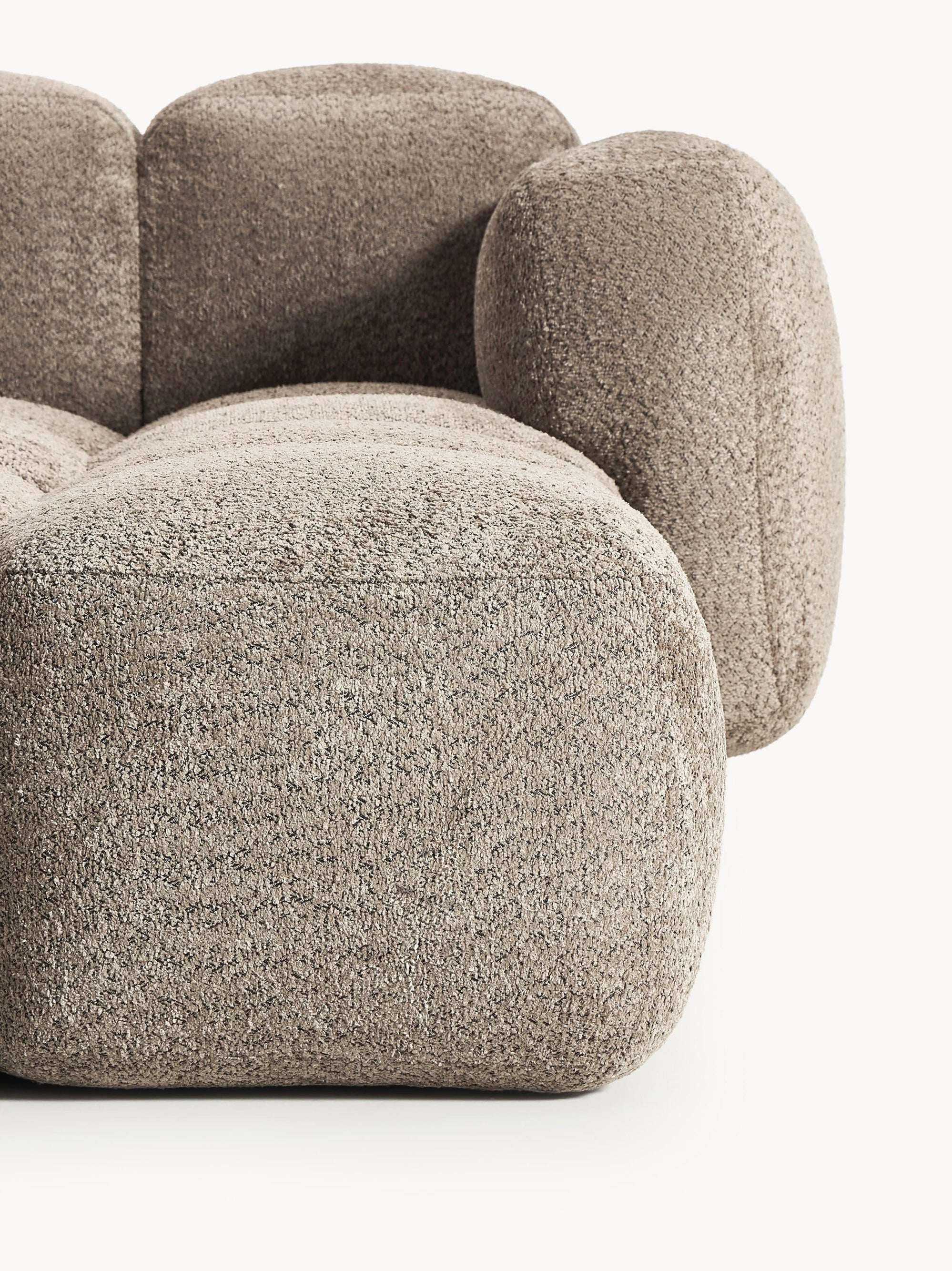 Luno 3-Sitzer Ecksofa (rechts) in Bouclé, 302 cm Breite-9