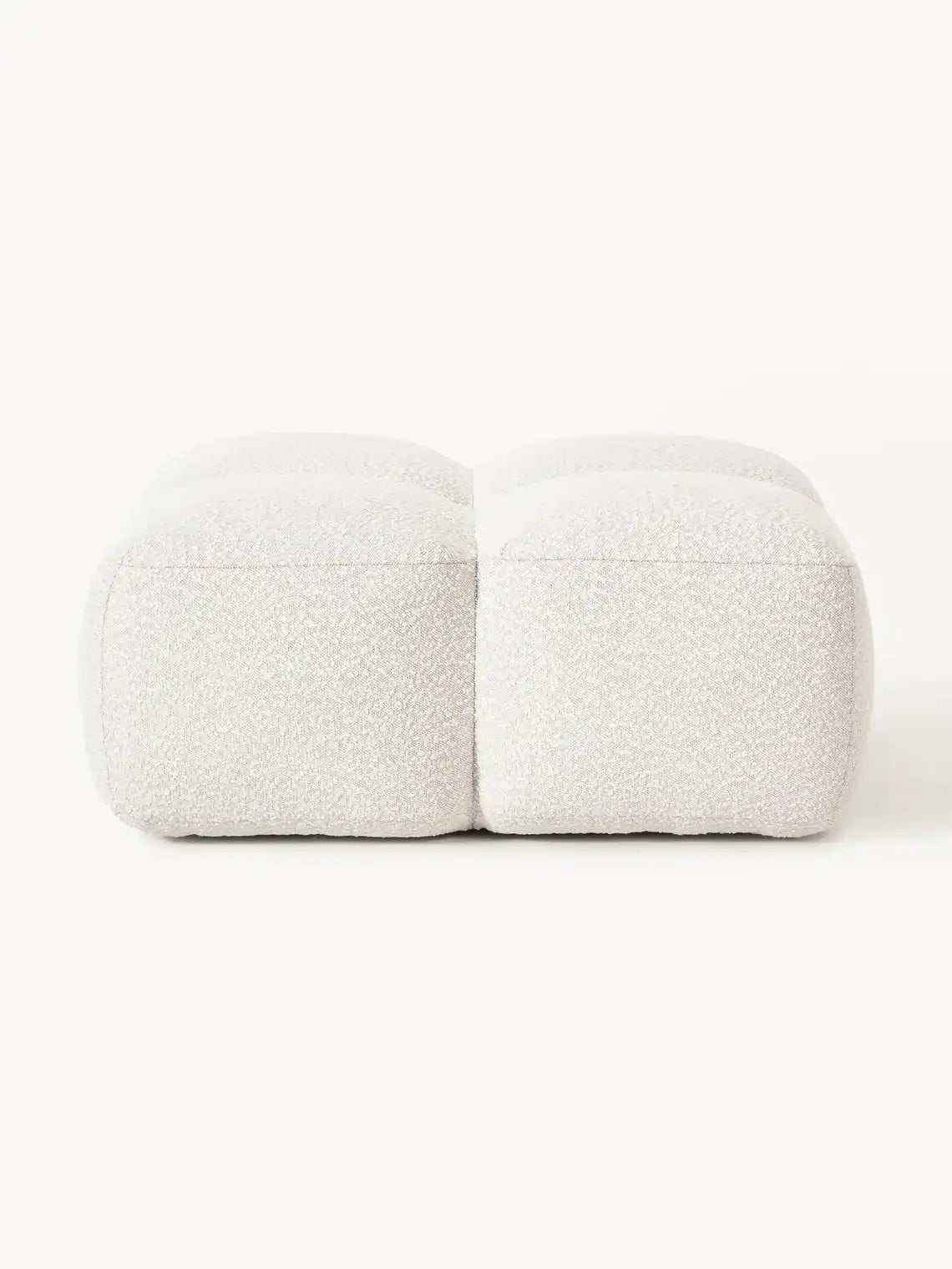 Luno Hocker in Bouclé #Variant_Weiß
