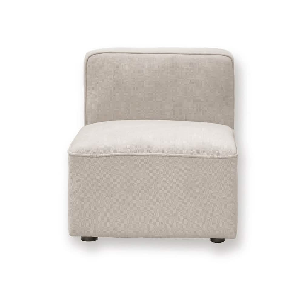 Benne Mittelmodul in Beige, 68 cm Breite | PolsterOase