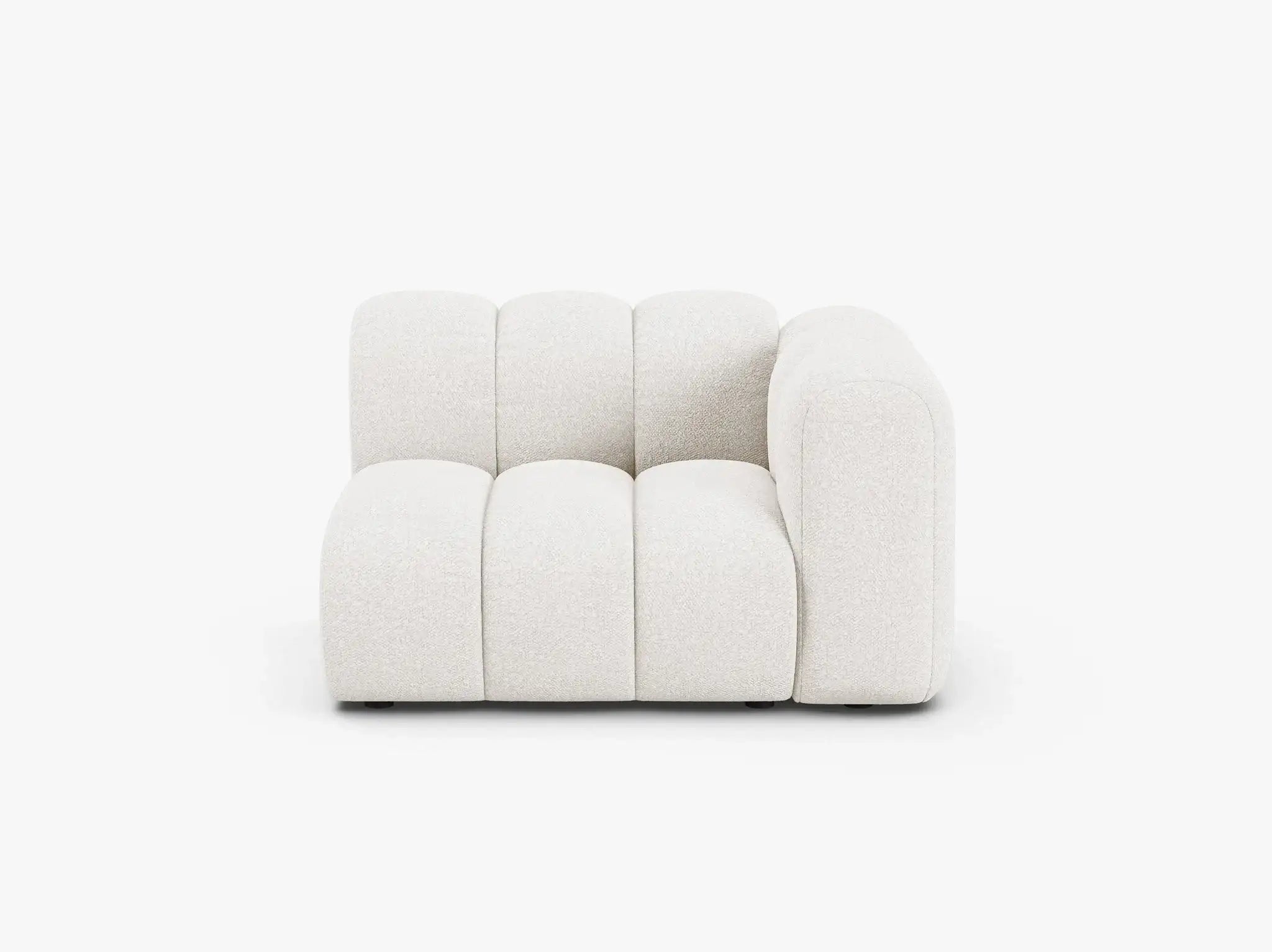 Grandé Modul (rechts) in Bouclé, 115 cm Breite - Modulsofa