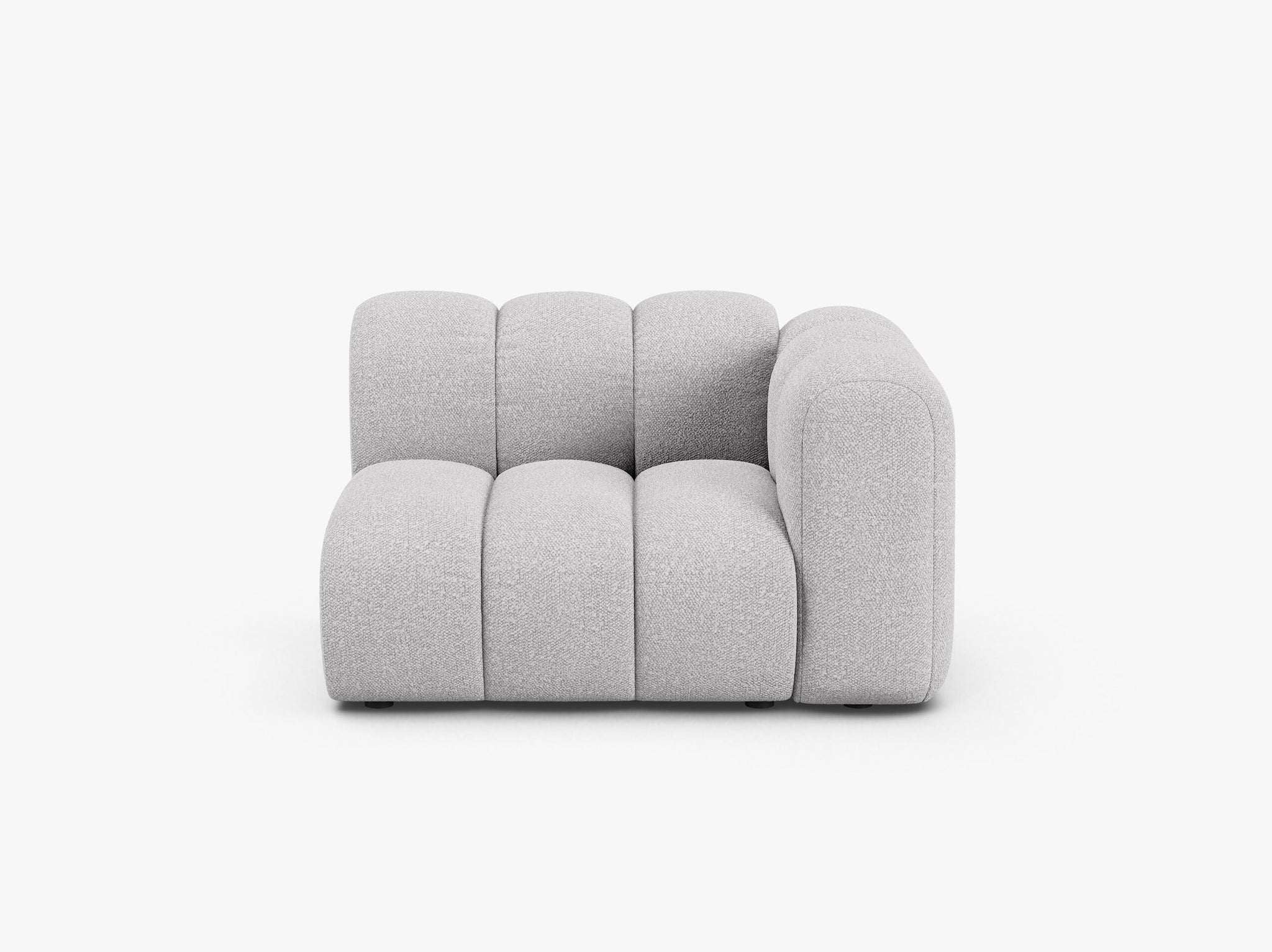 Grandé Modul (rechts) in Bouclé, 115 cm Breite - Modulsofa