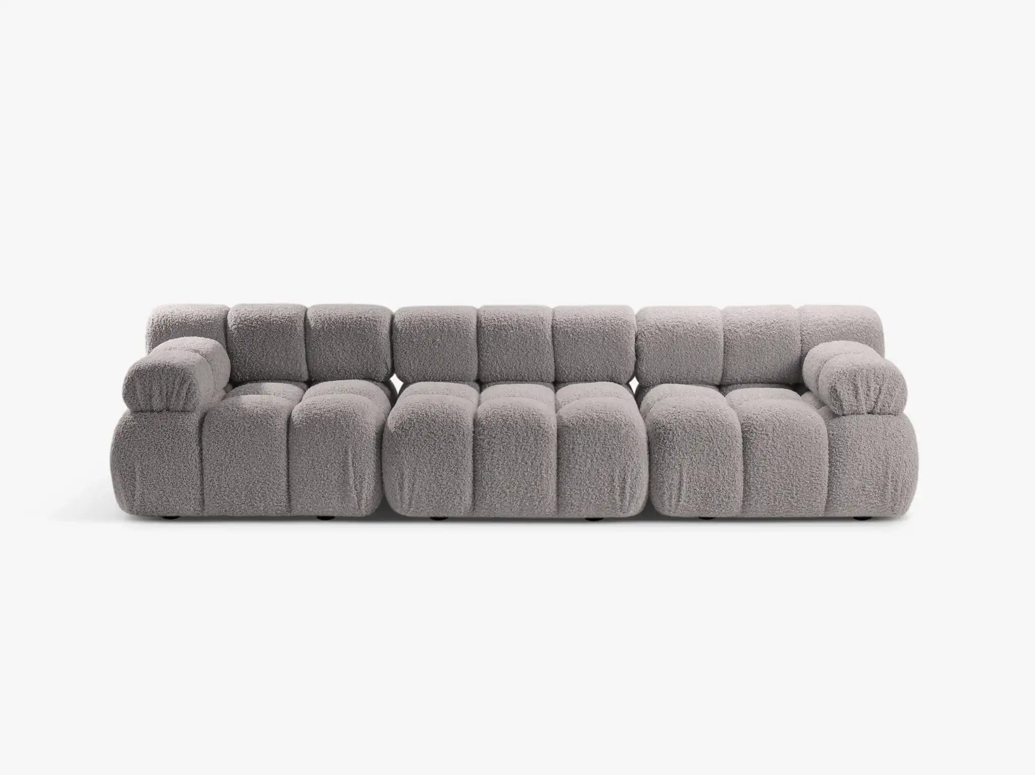 Selene 3-Sitzer Sofa in Bouclé, 282 cm Breite - Modulsofa