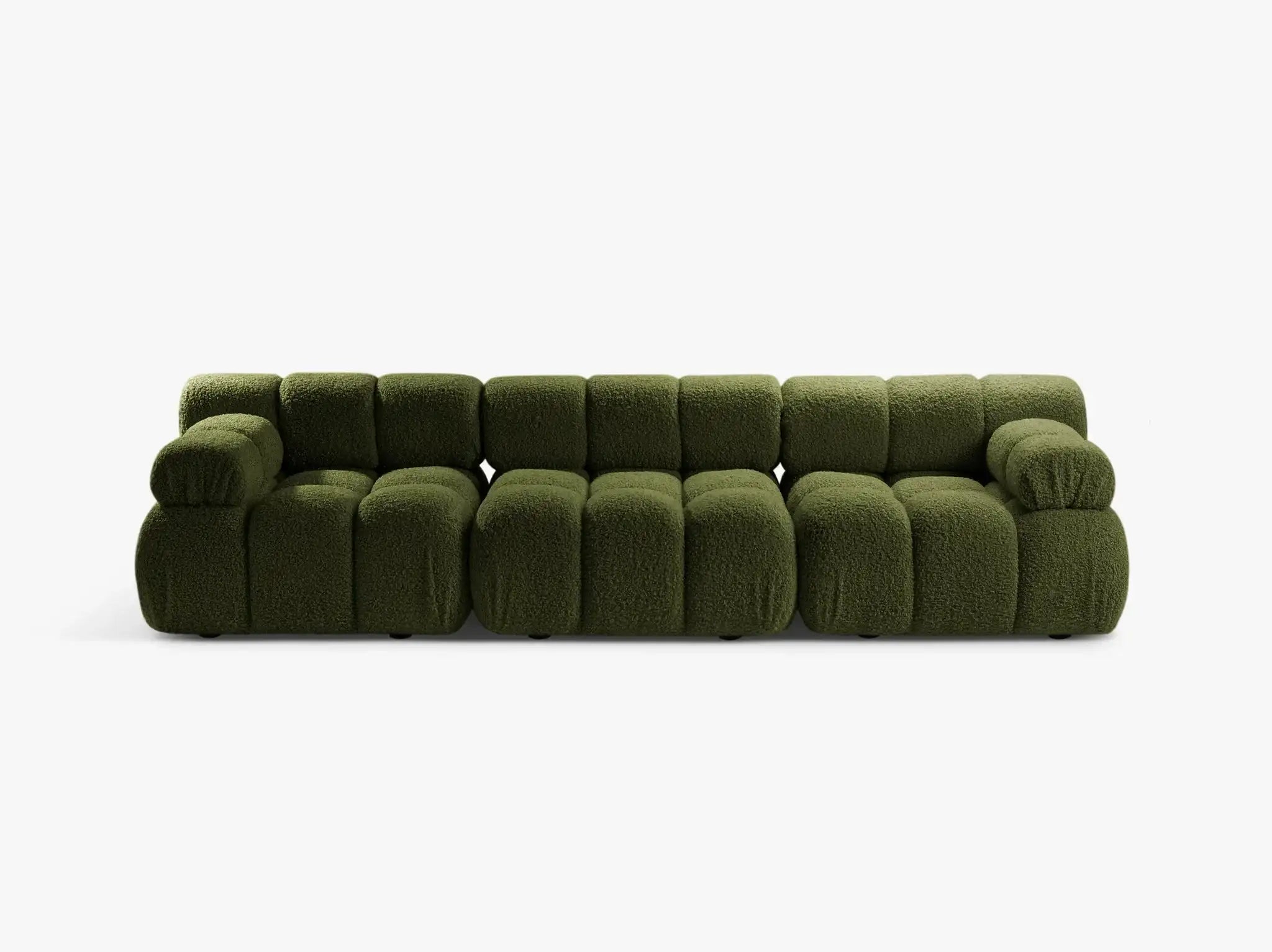 Selene 3-Sitzer Sofa in Bouclé, 282 cm Breite - Modulsofa