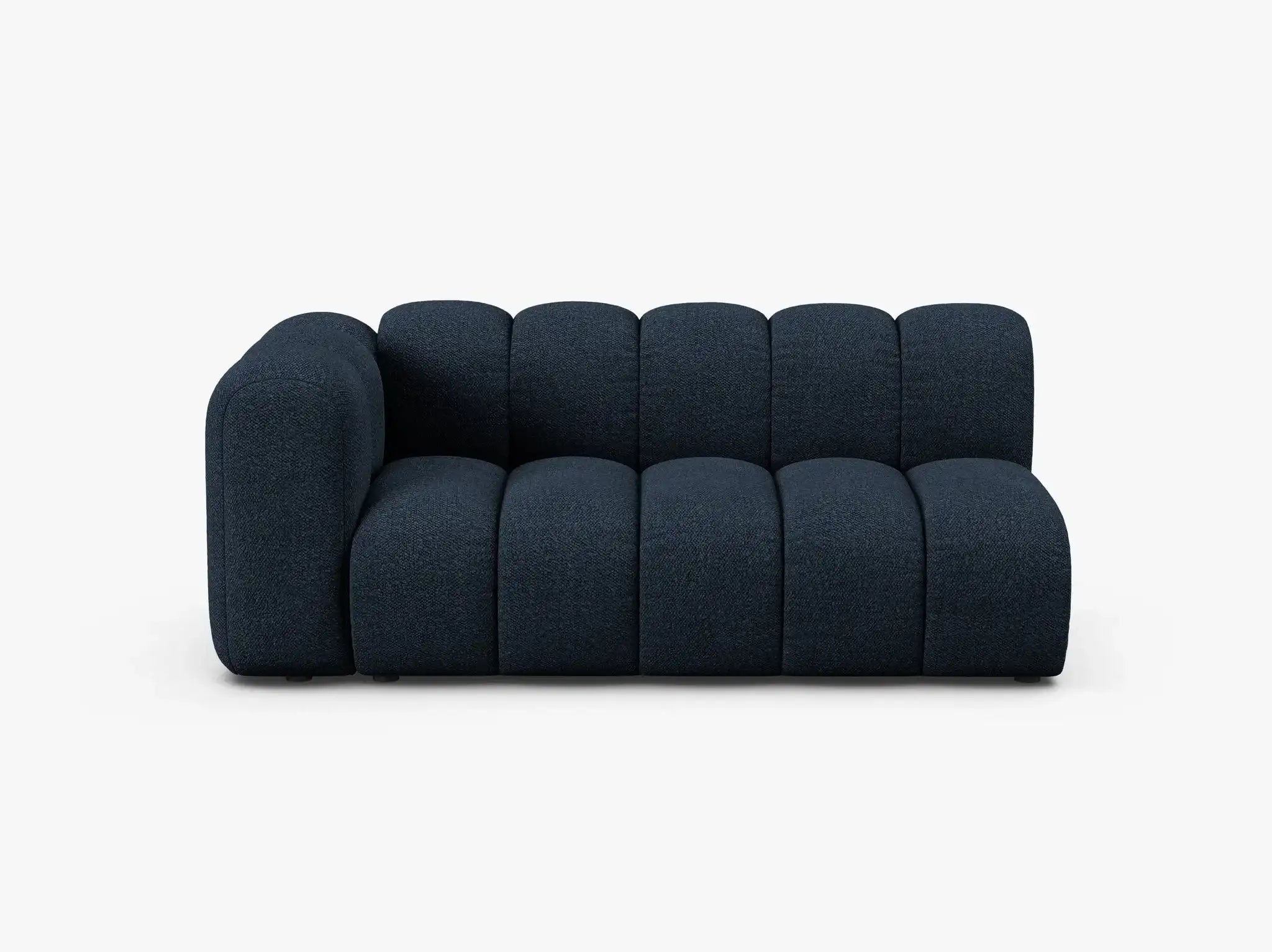 Grandé 3-Sitzer Modul (links) in Bouclé, 175 cm Breite - Modulsofa