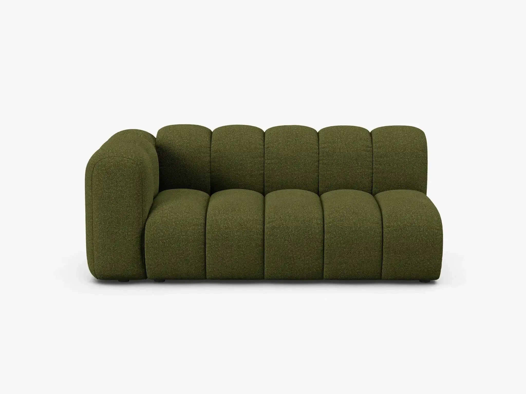 Grandé 3-Sitzer Modul (links) in Bouclé, 175 cm Breite - Modulsofa