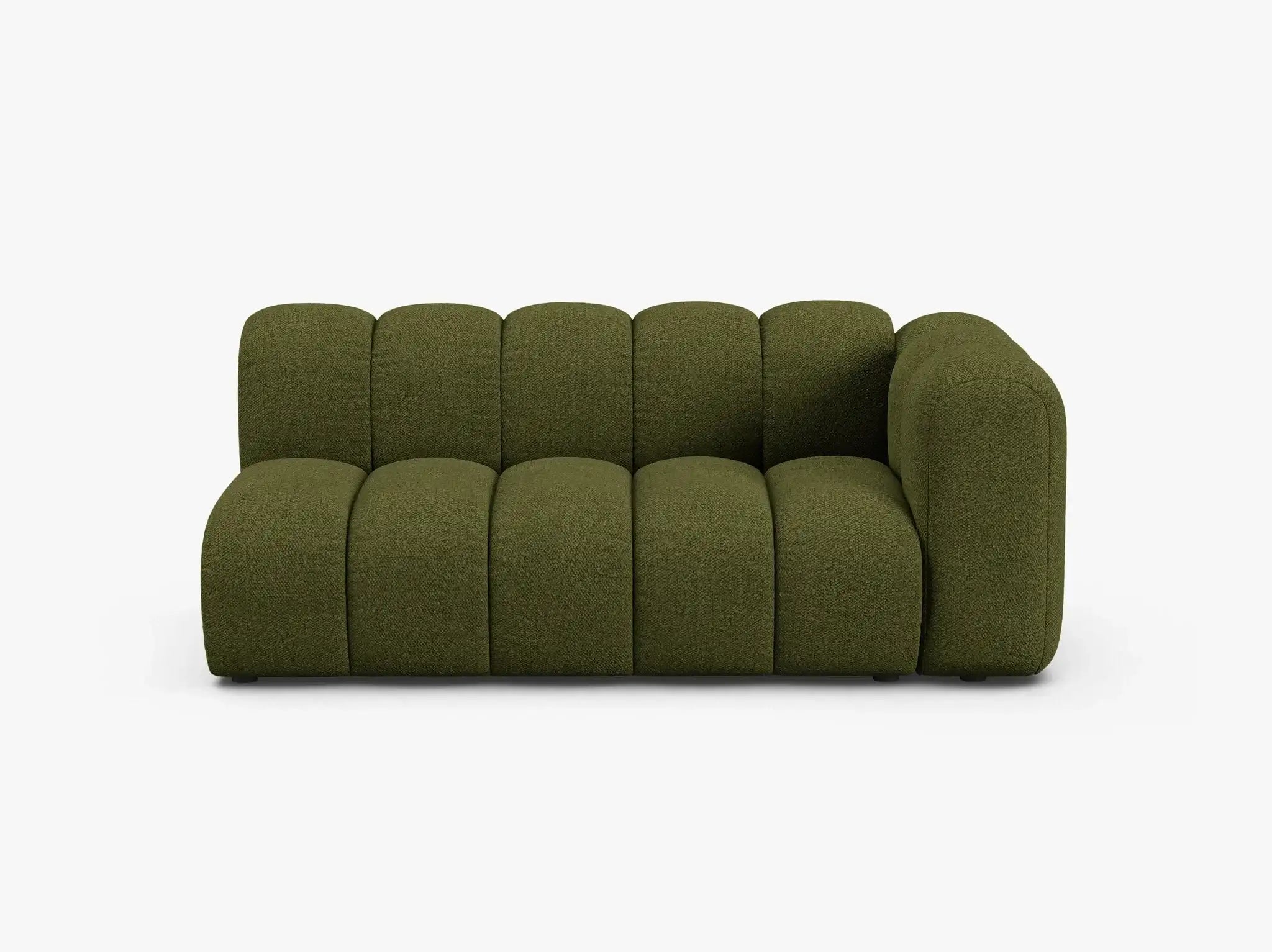 Grandé 3-Sitzer Modul (rechts) in Bouclé, 175 cm Breite - Modulsofa
