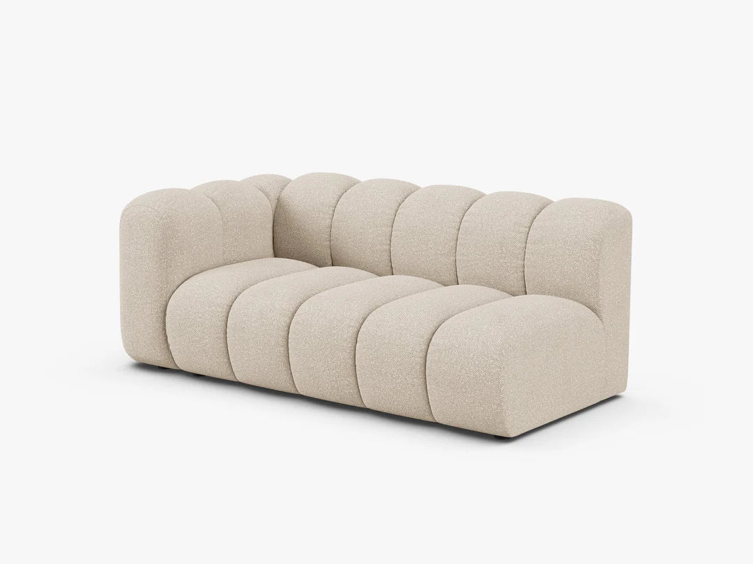 Grandé (links) in Bouclé, 175 cm Breite - Modulsofa