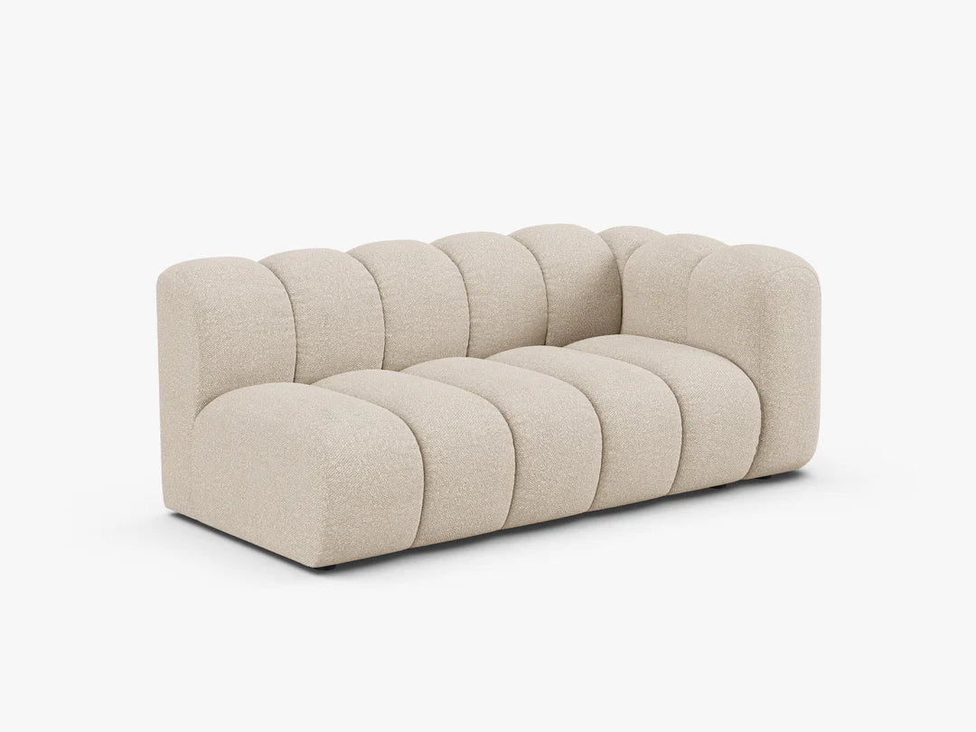 Grandé (rechts) in Bouclé, 175 cm Breite - Modulsofa